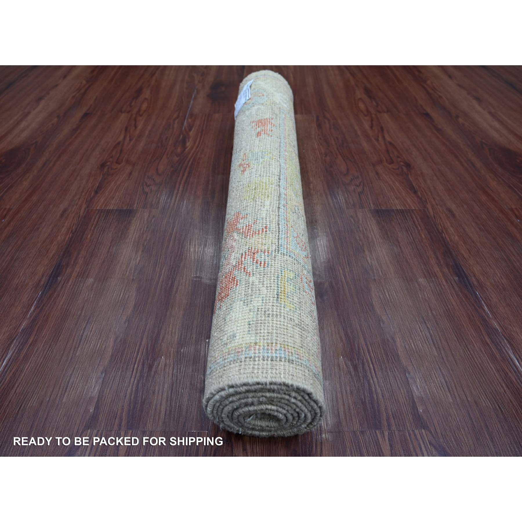 Oushak-And-Peshawar-Hand-Knotted-Rug-107855