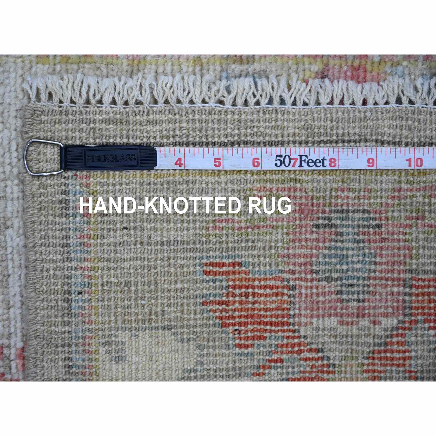 Oushak-And-Peshawar-Hand-Knotted-Rug-107855
