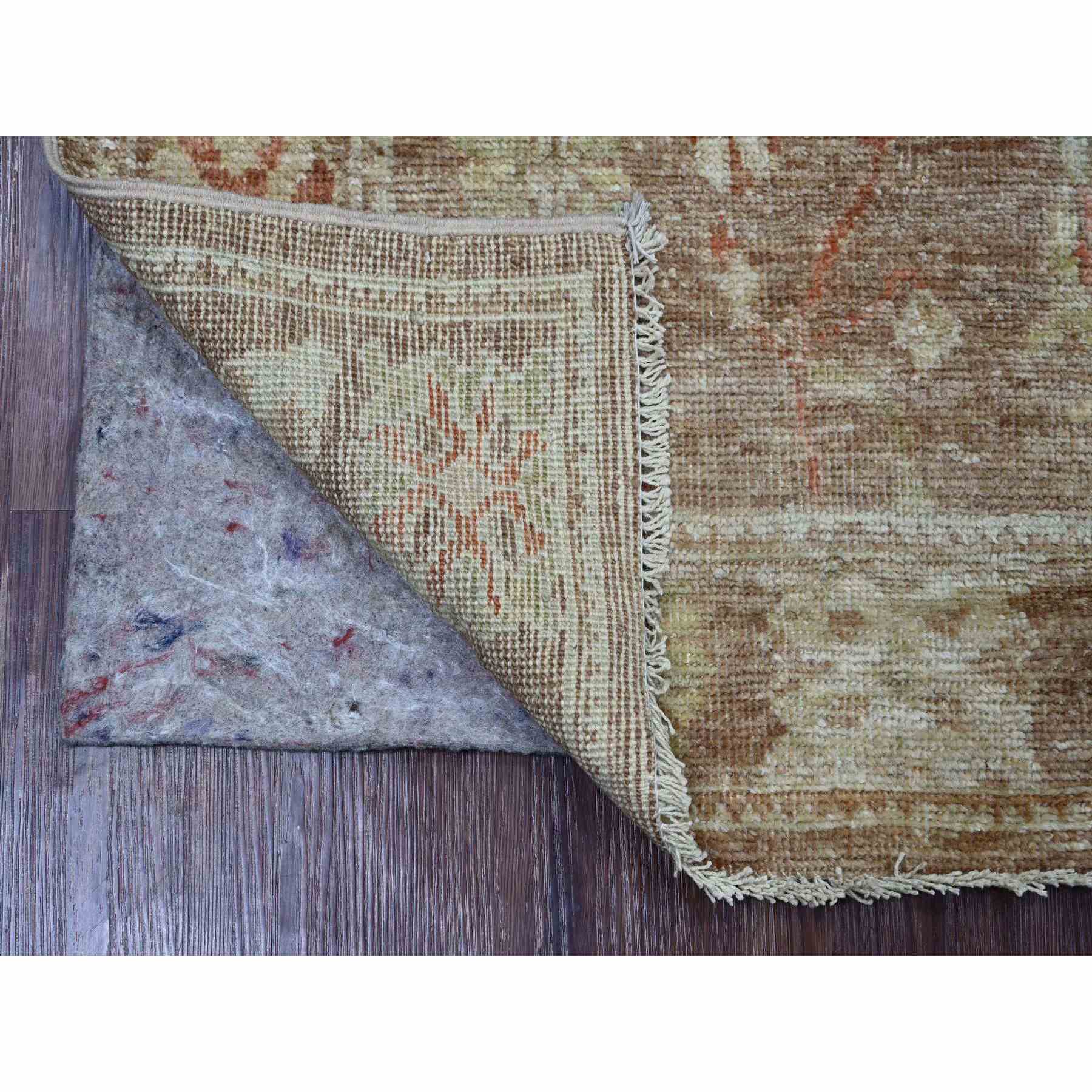 Oushak-And-Peshawar-Hand-Knotted-Rug-107860
