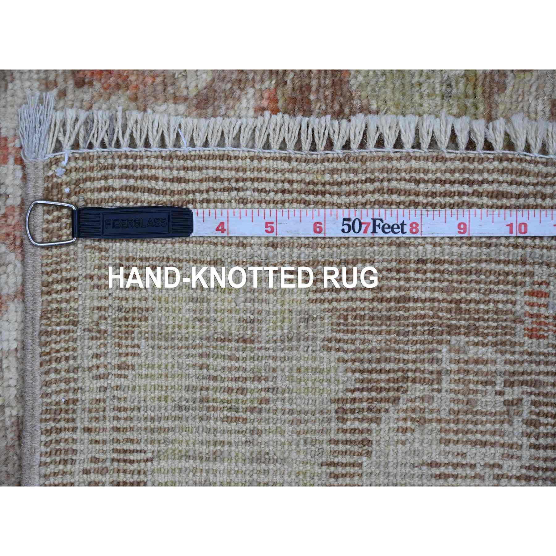 Oushak-And-Peshawar-Hand-Knotted-Rug-107860