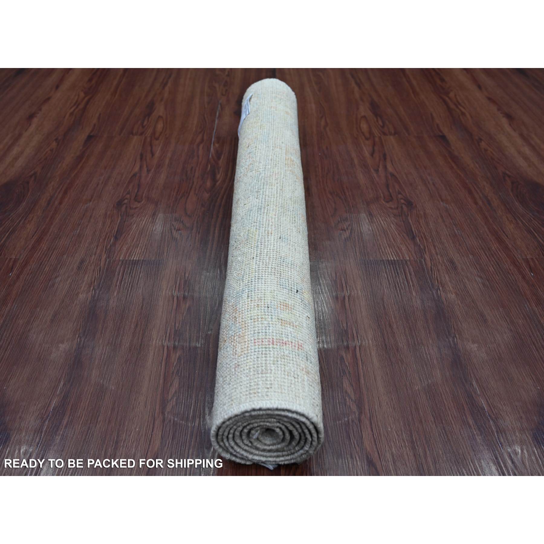 Oushak-And-Peshawar-Hand-Knotted-Rug-107865