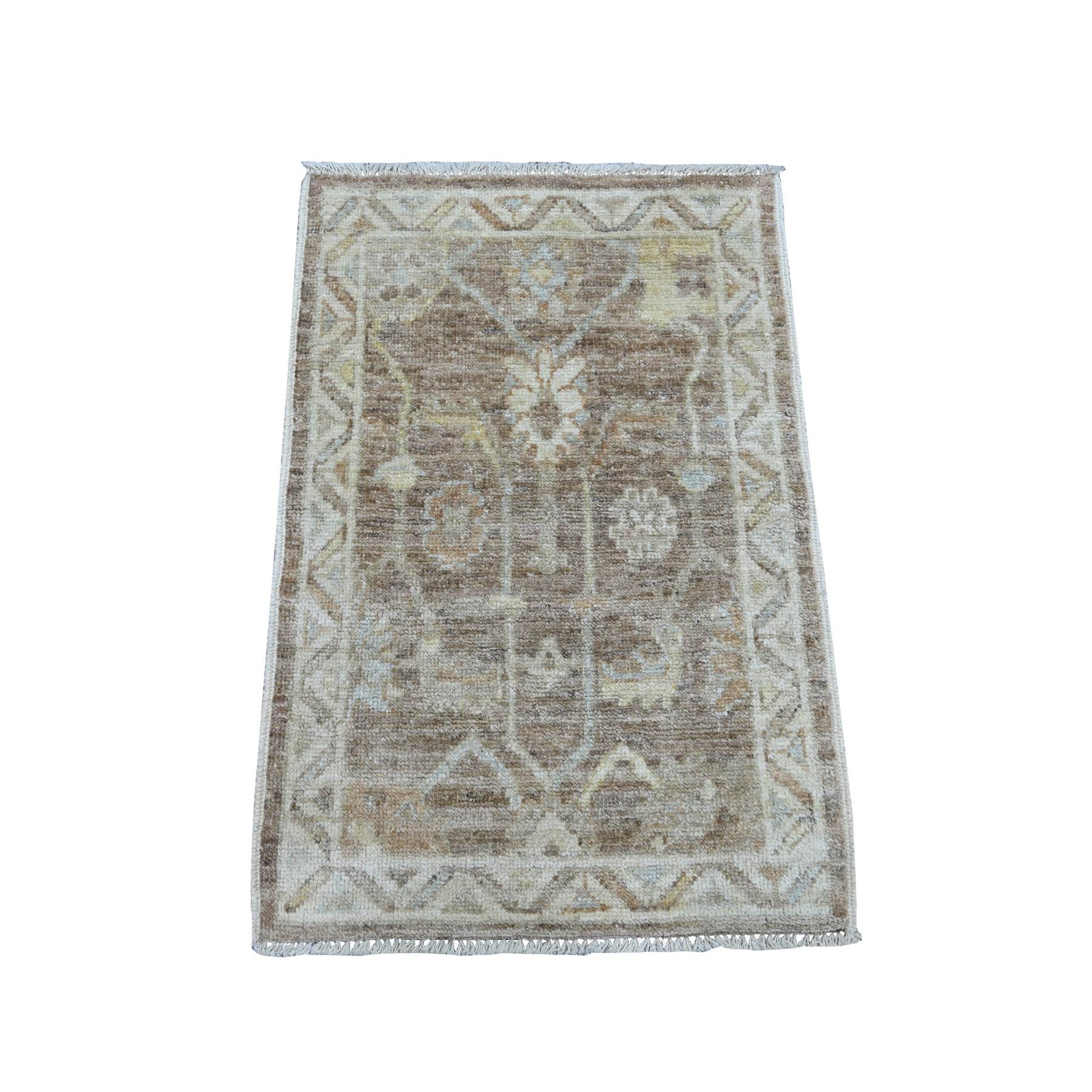 Oushak-And-Peshawar-Hand-Knotted-Rug-107875