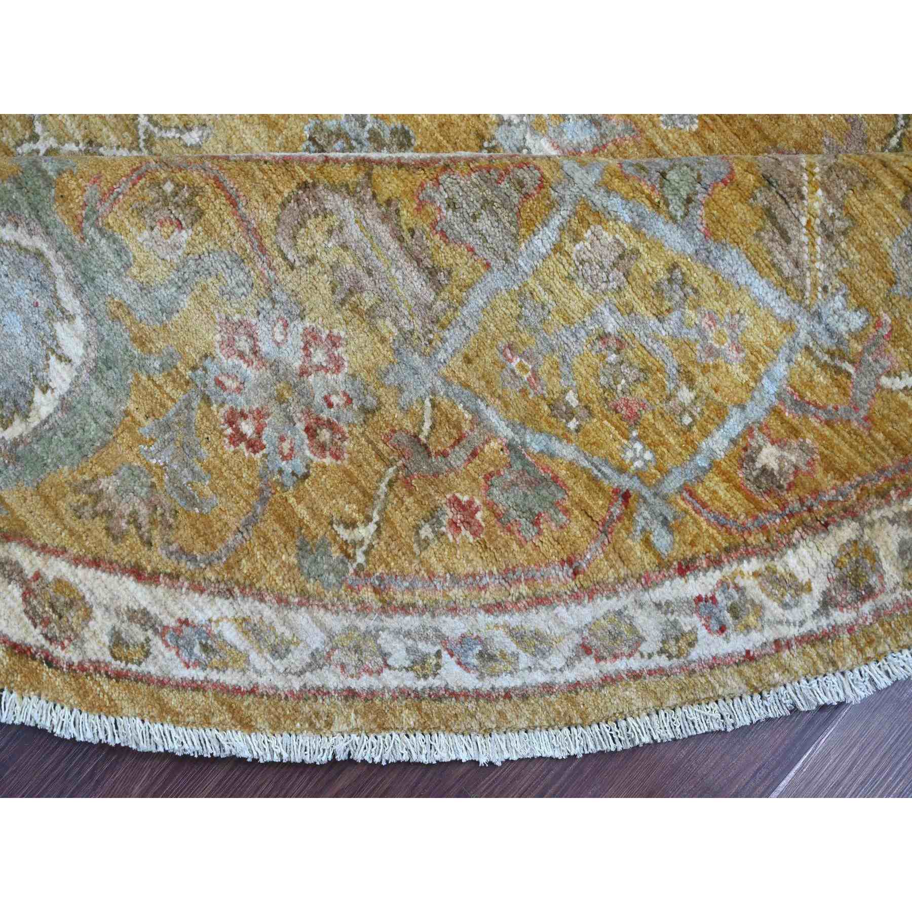 Oushak-And-Peshawar-Hand-Knotted-Rug-107880
