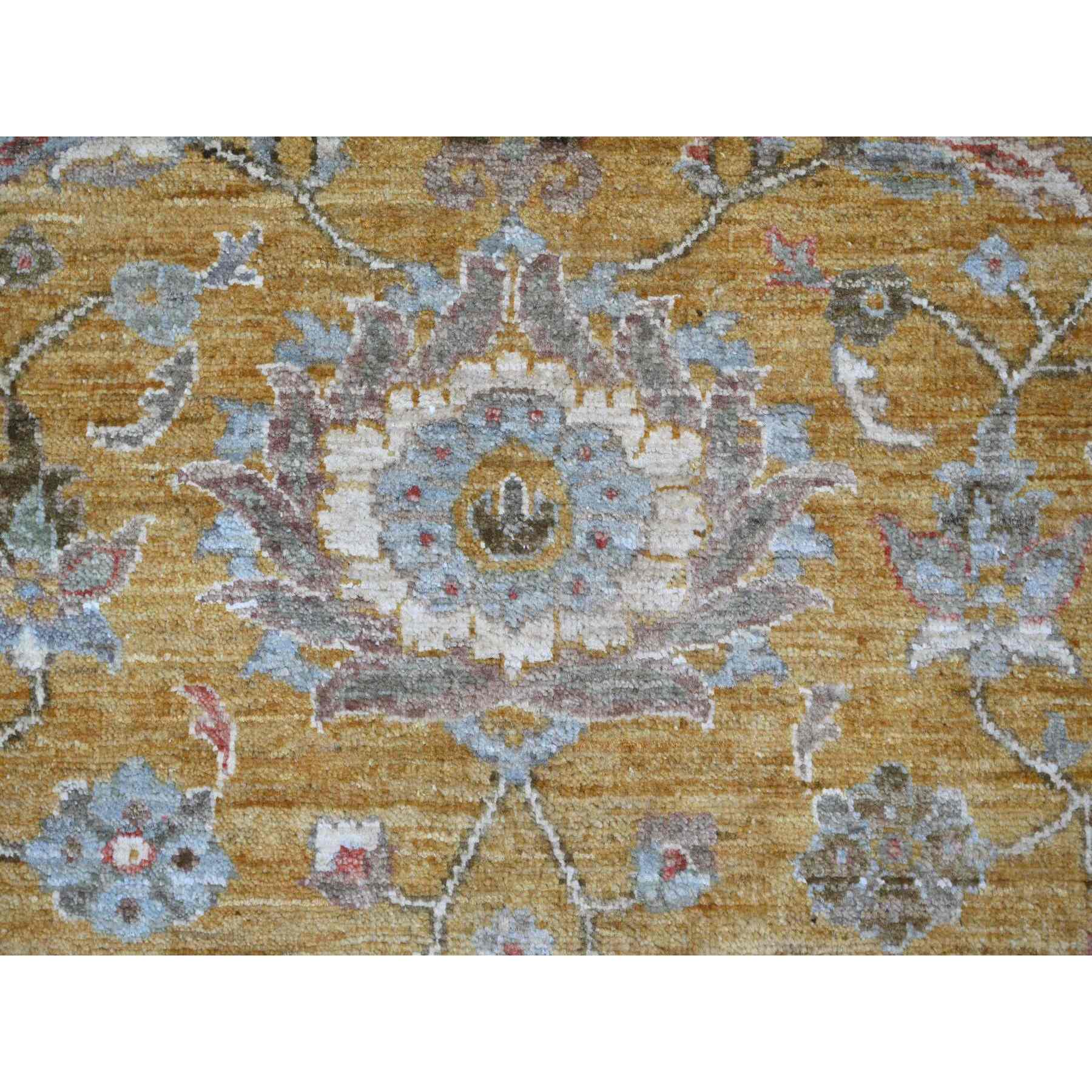 Oushak-And-Peshawar-Hand-Knotted-Rug-107880