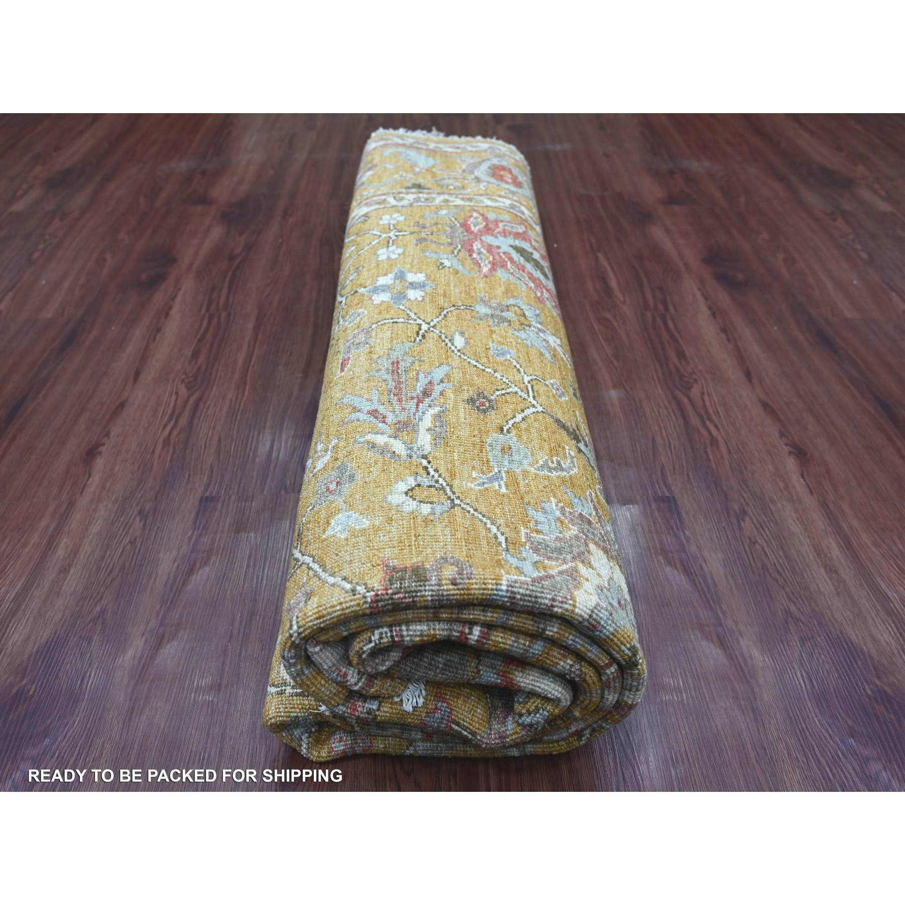 Oushak-And-Peshawar-Hand-Knotted-Rug-107880