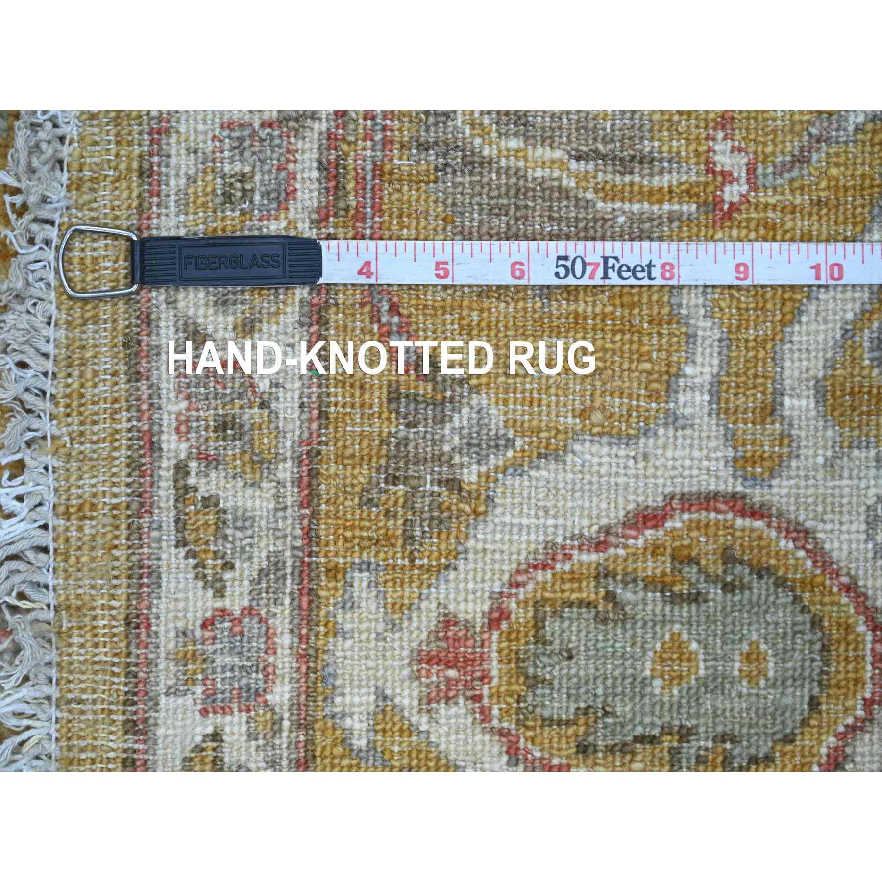 Oushak-And-Peshawar-Hand-Knotted-Rug-107880