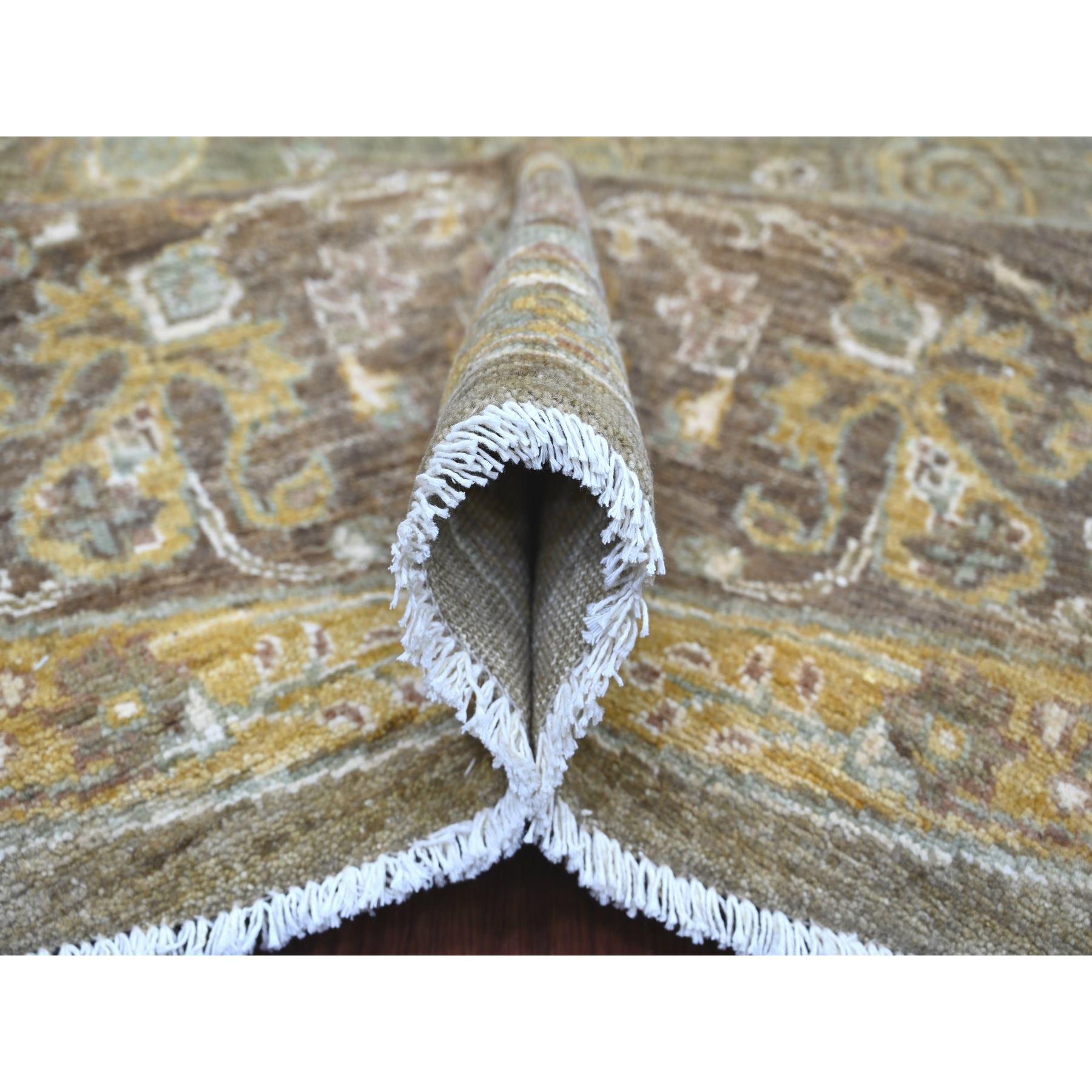 Oushak-And-Peshawar-Hand-Knotted-Rug-107885