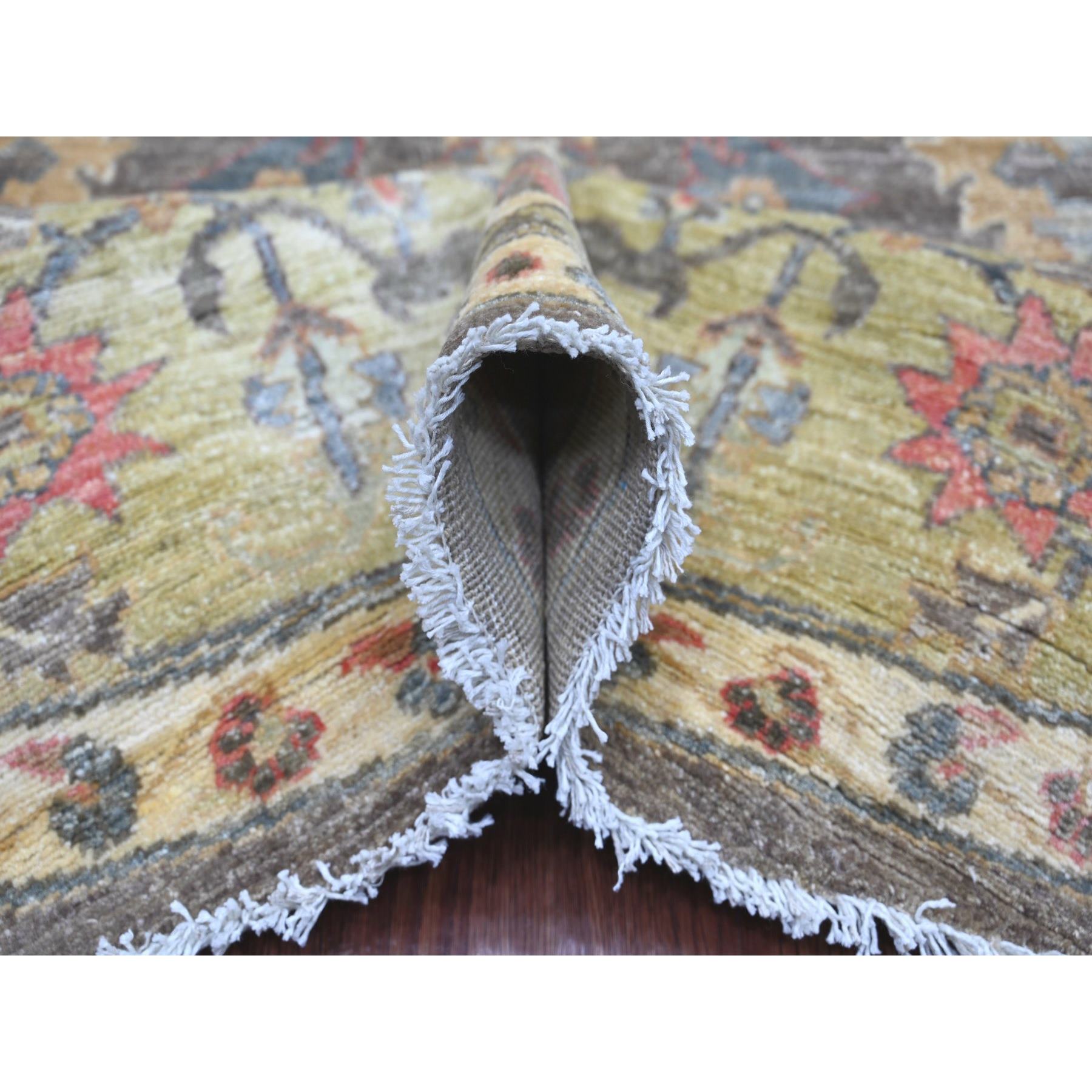 Oushak-And-Peshawar-Hand-Knotted-Rug-107890