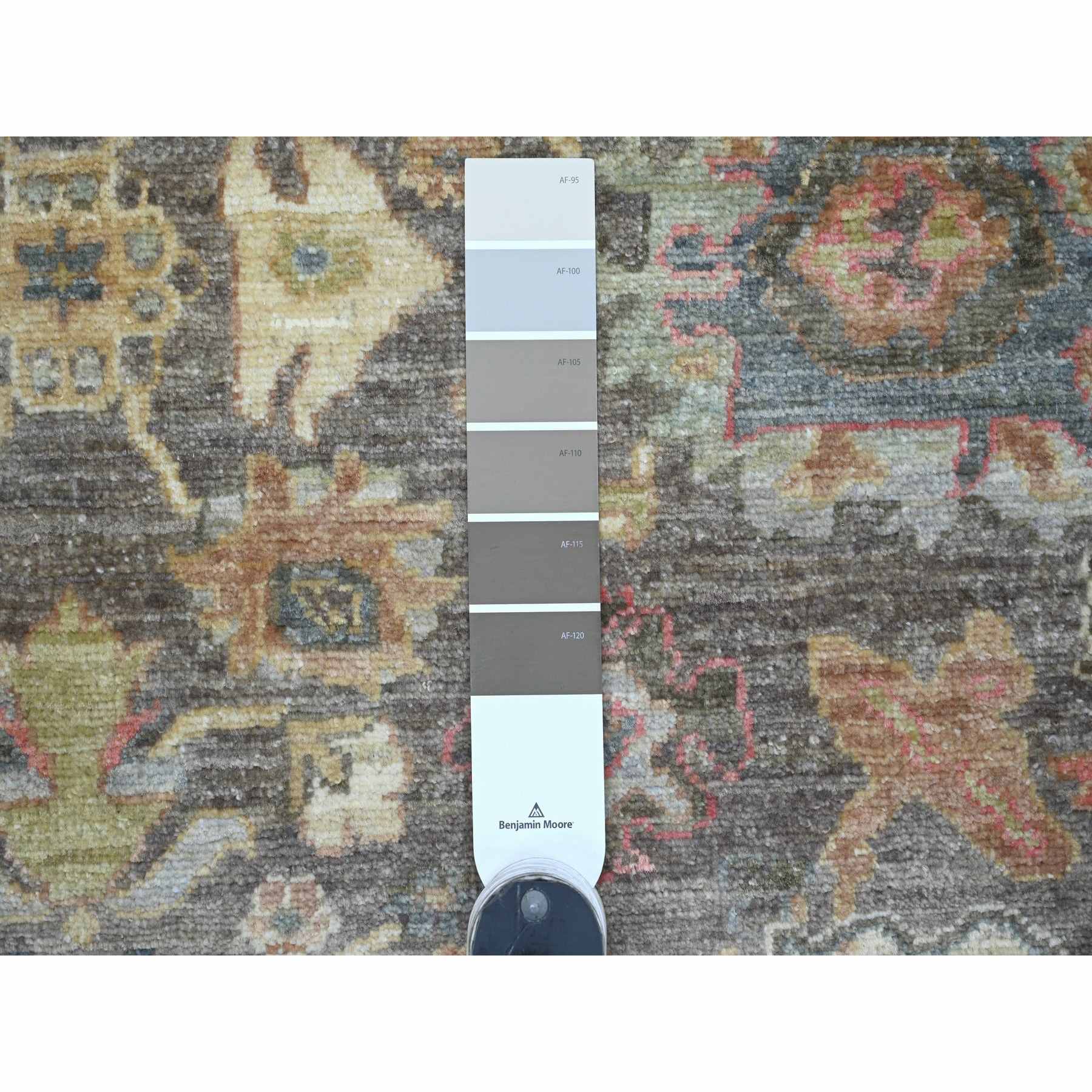 Oushak-And-Peshawar-Hand-Knotted-Rug-107890