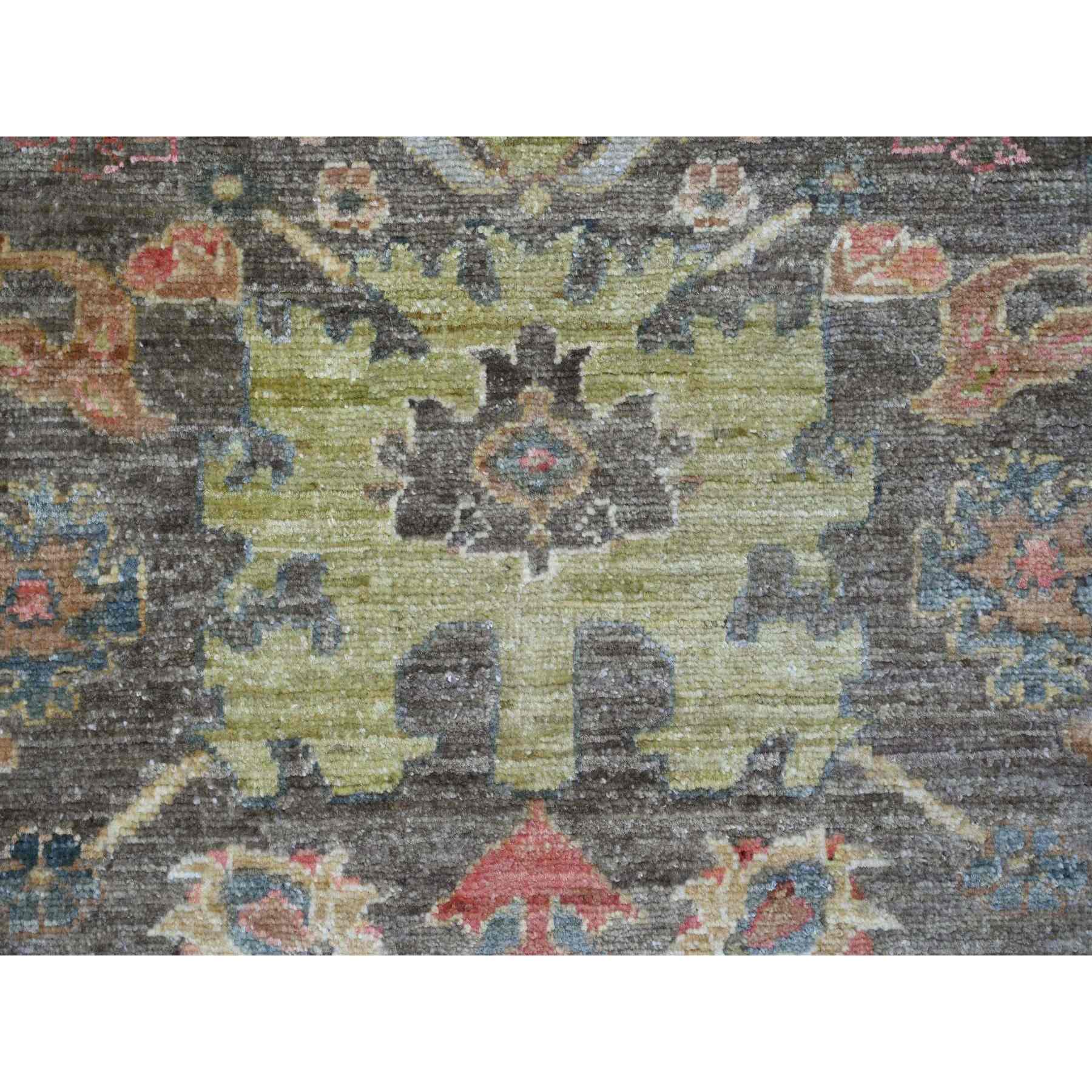 Oushak-And-Peshawar-Hand-Knotted-Rug-107890