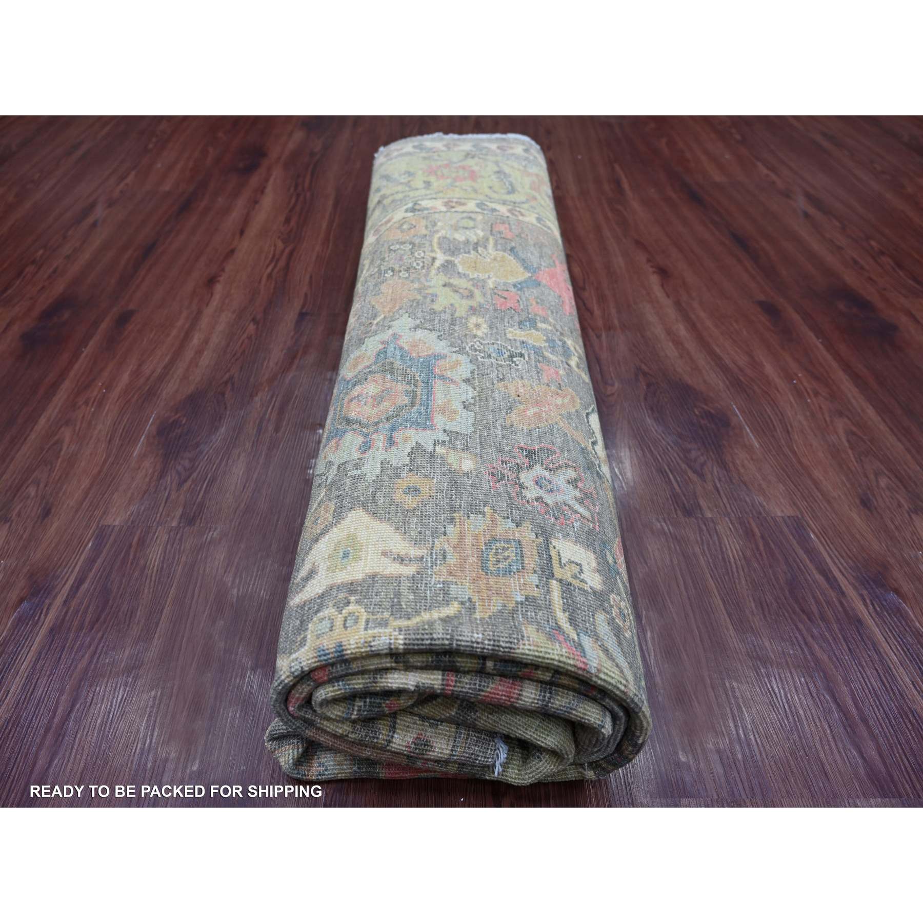 Oushak-And-Peshawar-Hand-Knotted-Rug-107890