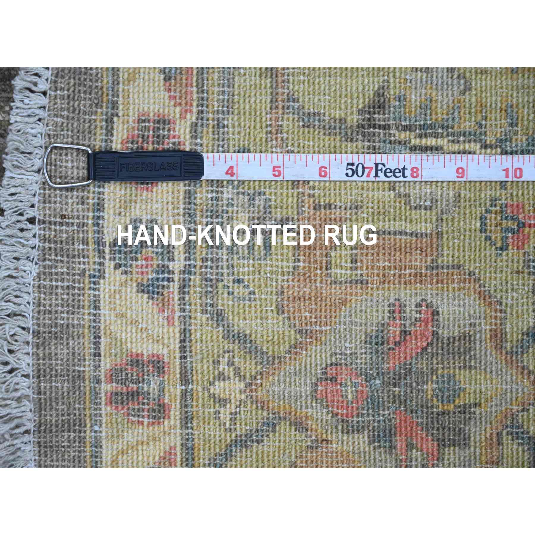 Oushak-And-Peshawar-Hand-Knotted-Rug-107890