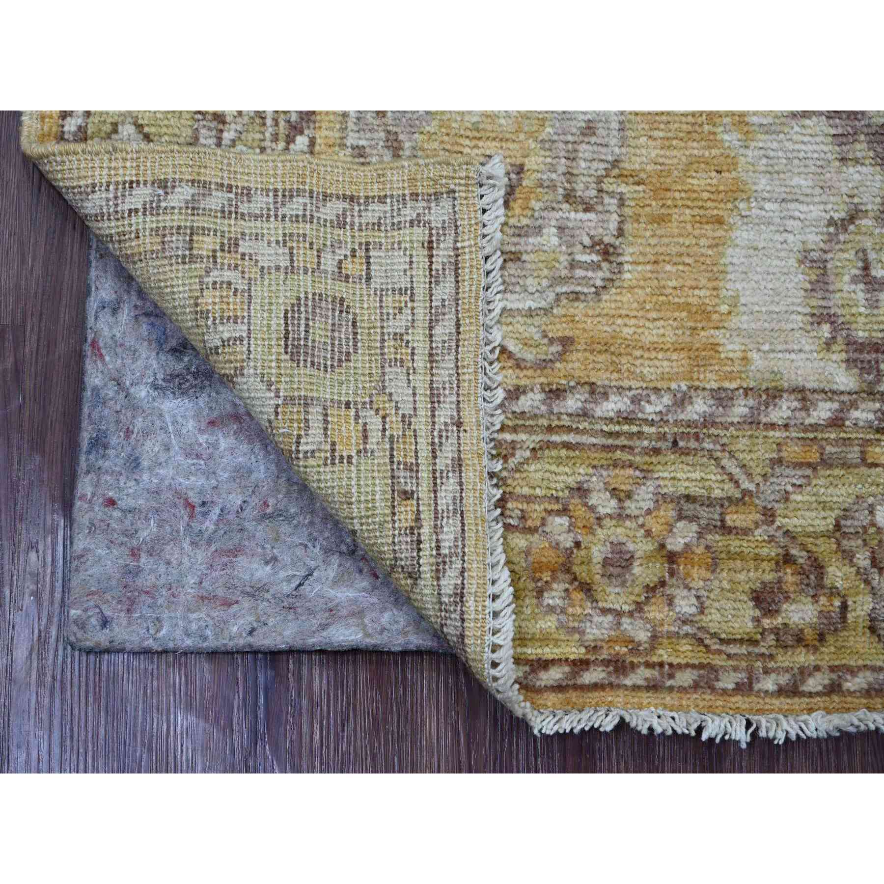 Oushak-And-Peshawar-Hand-Knotted-Rug-107915