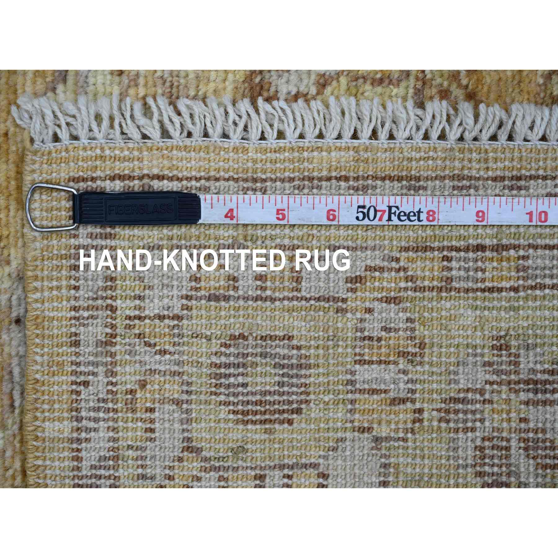 Oushak-And-Peshawar-Hand-Knotted-Rug-107915