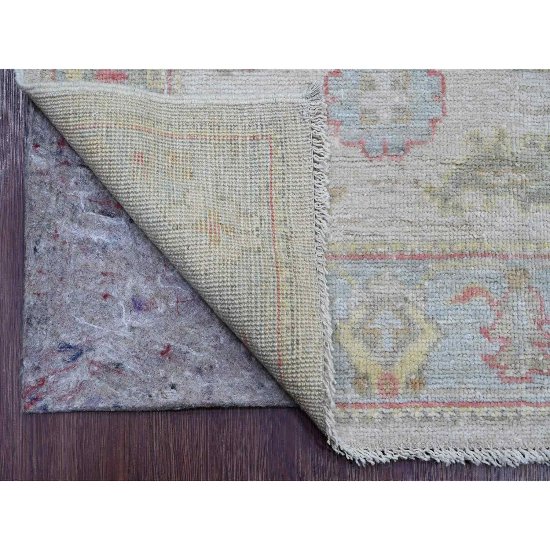Oushak-And-Peshawar-Hand-Knotted-Rug-107920