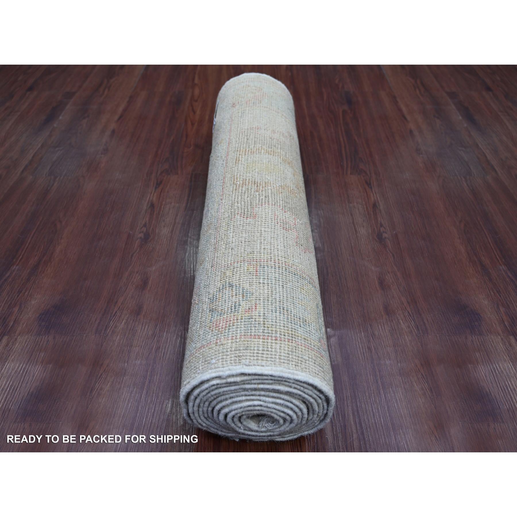 Oushak-And-Peshawar-Hand-Knotted-Rug-107920