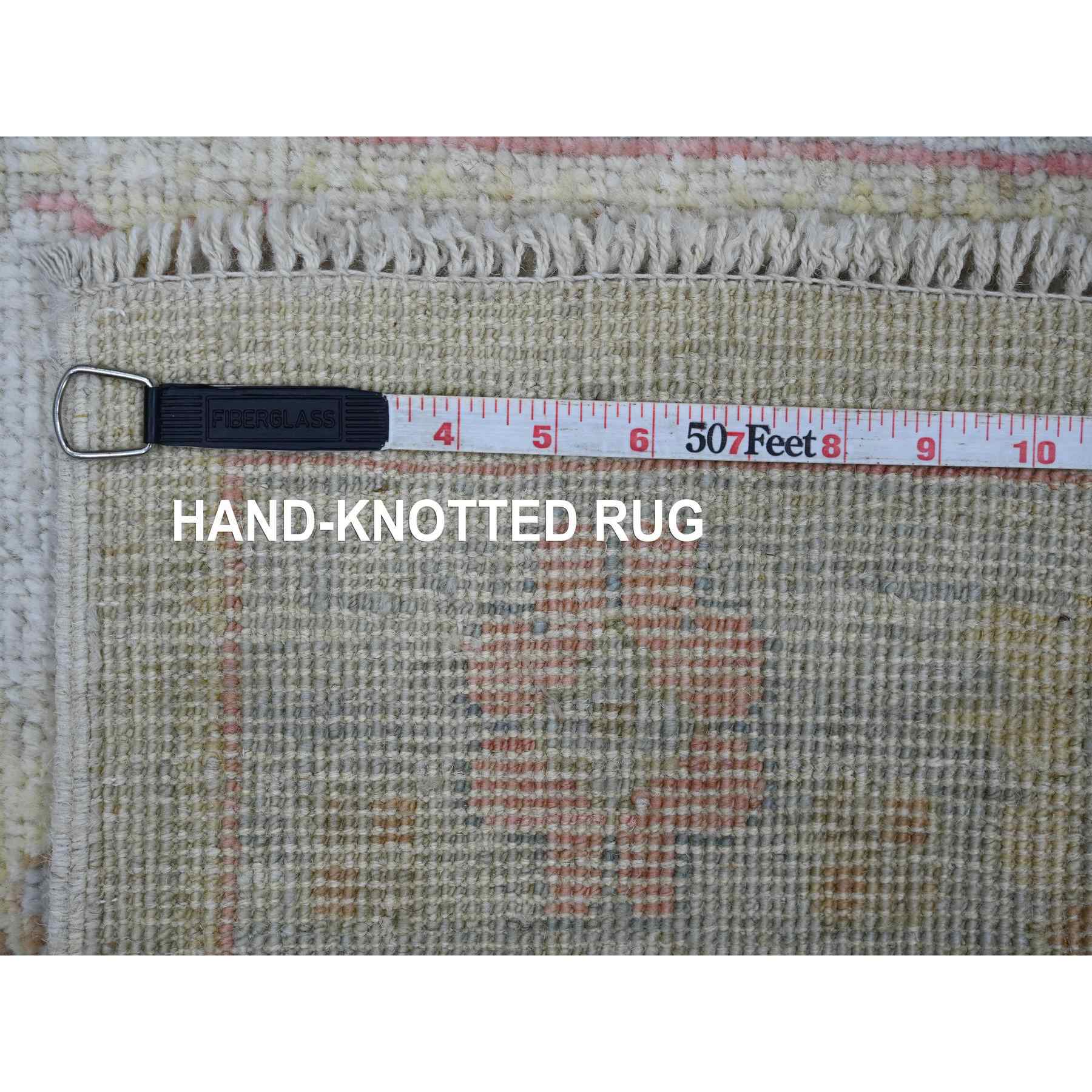 Oushak-And-Peshawar-Hand-Knotted-Rug-107920