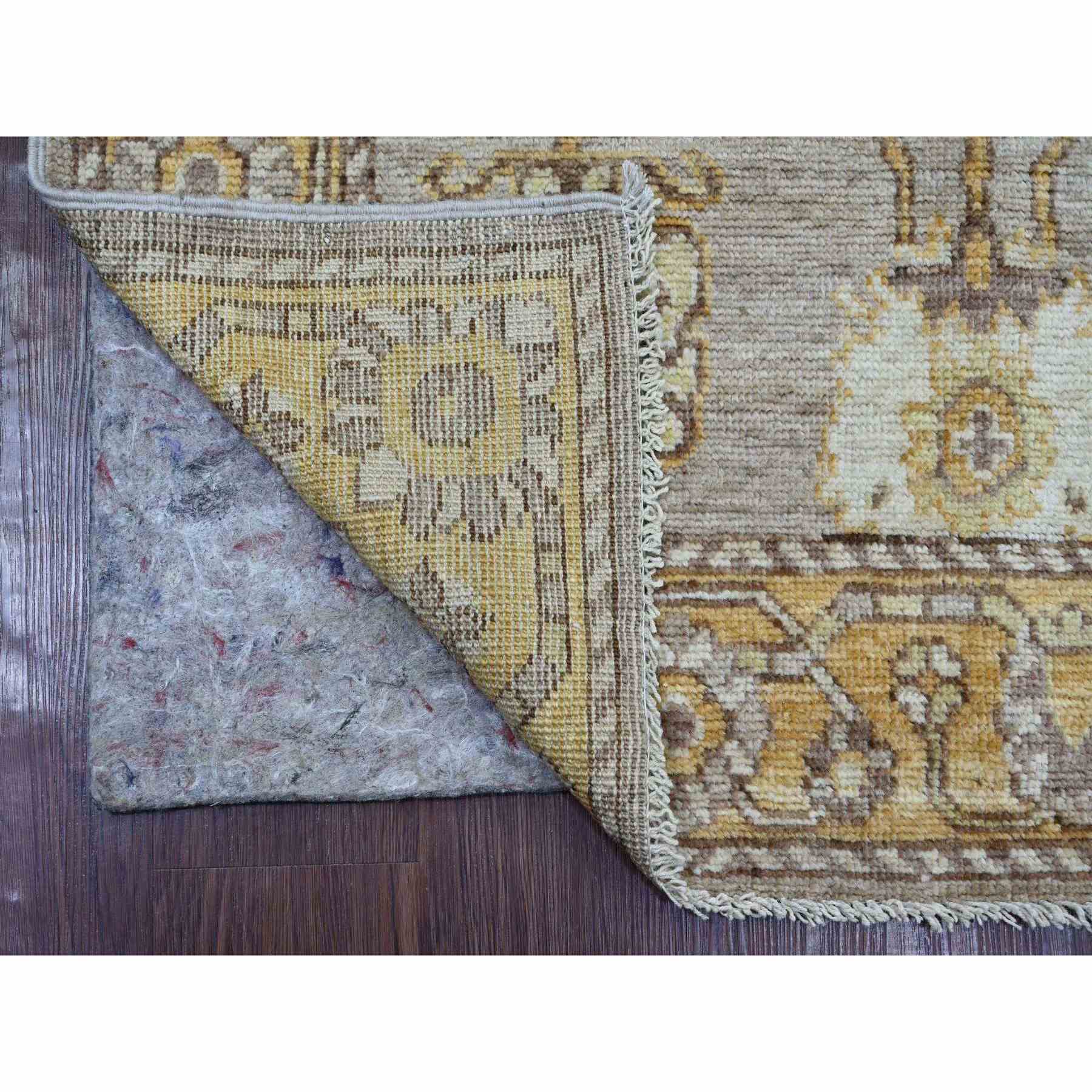 Oushak-And-Peshawar-Hand-Knotted-Rug-107925