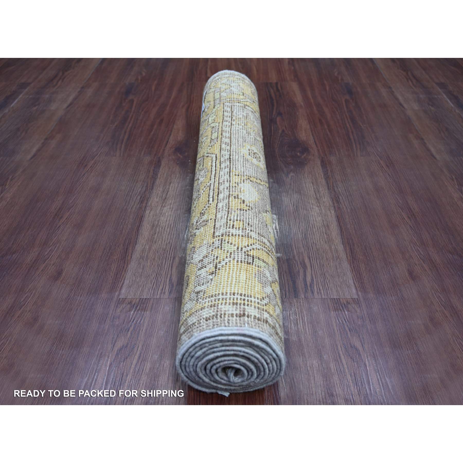 Oushak-And-Peshawar-Hand-Knotted-Rug-107925