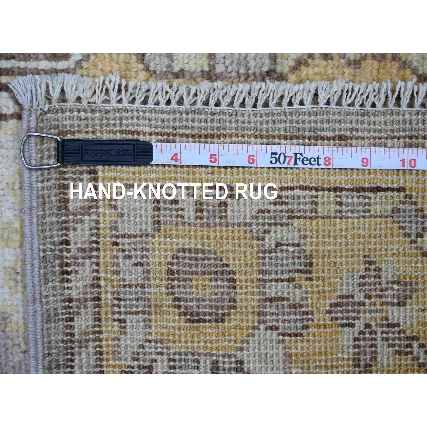 Oushak-And-Peshawar-Hand-Knotted-Rug-107925