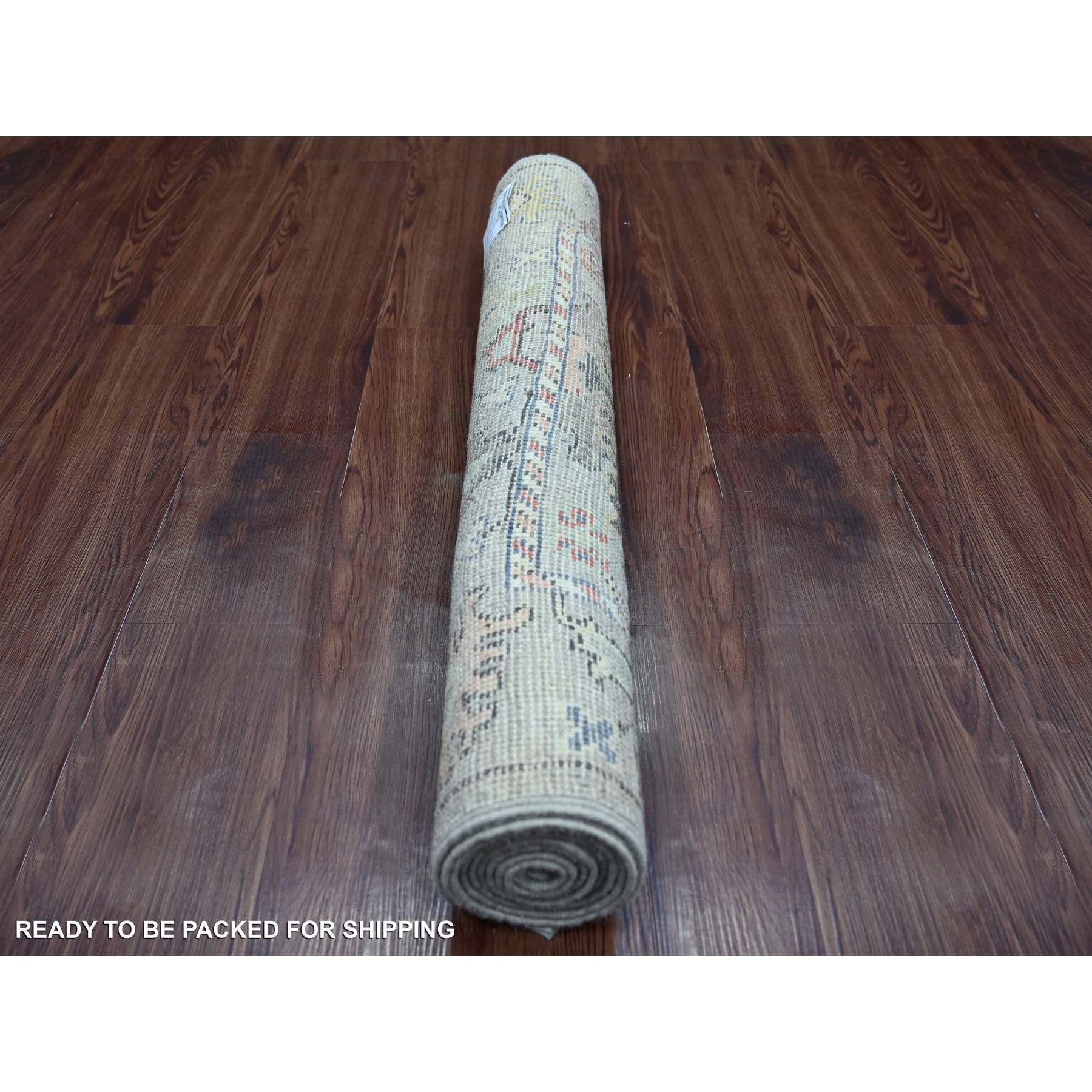 Oushak-And-Peshawar-Hand-Knotted-Rug-107930