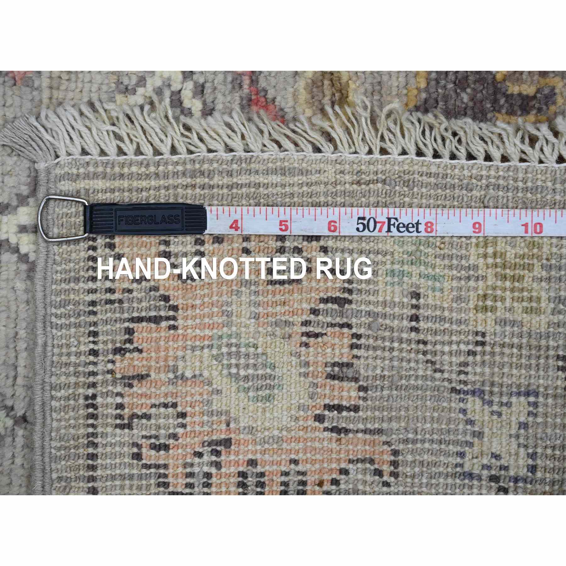 Oushak-And-Peshawar-Hand-Knotted-Rug-107930