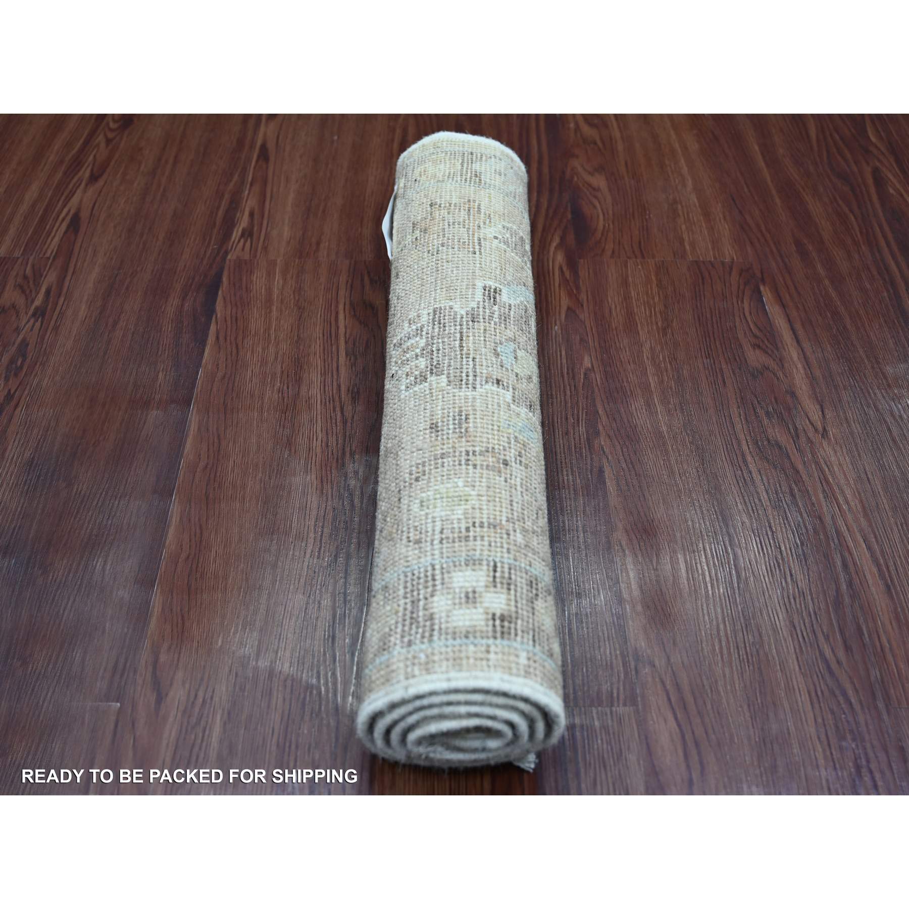 Oushak-And-Peshawar-Hand-Knotted-Rug-107950