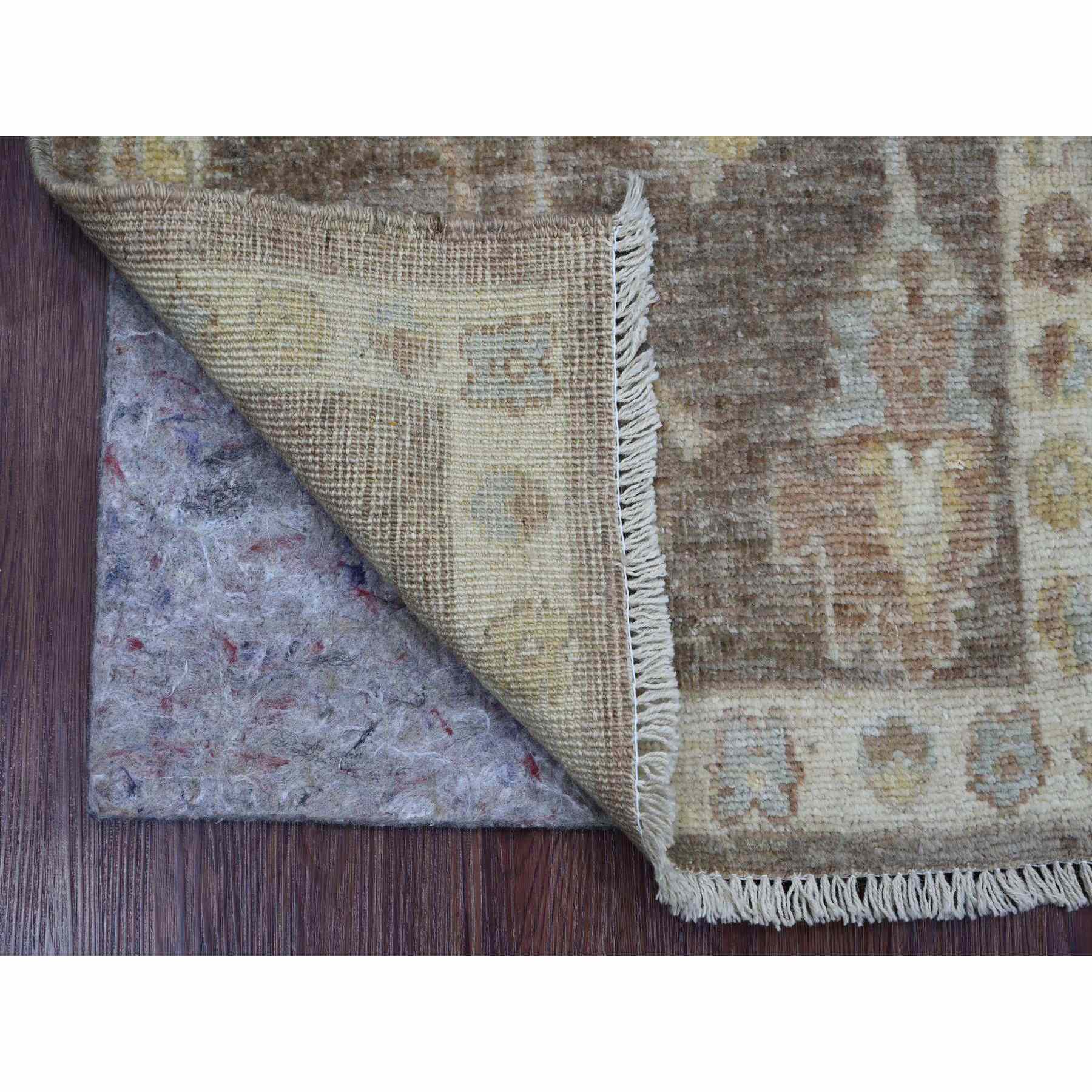 Oushak-And-Peshawar-Hand-Knotted-Rug-107955