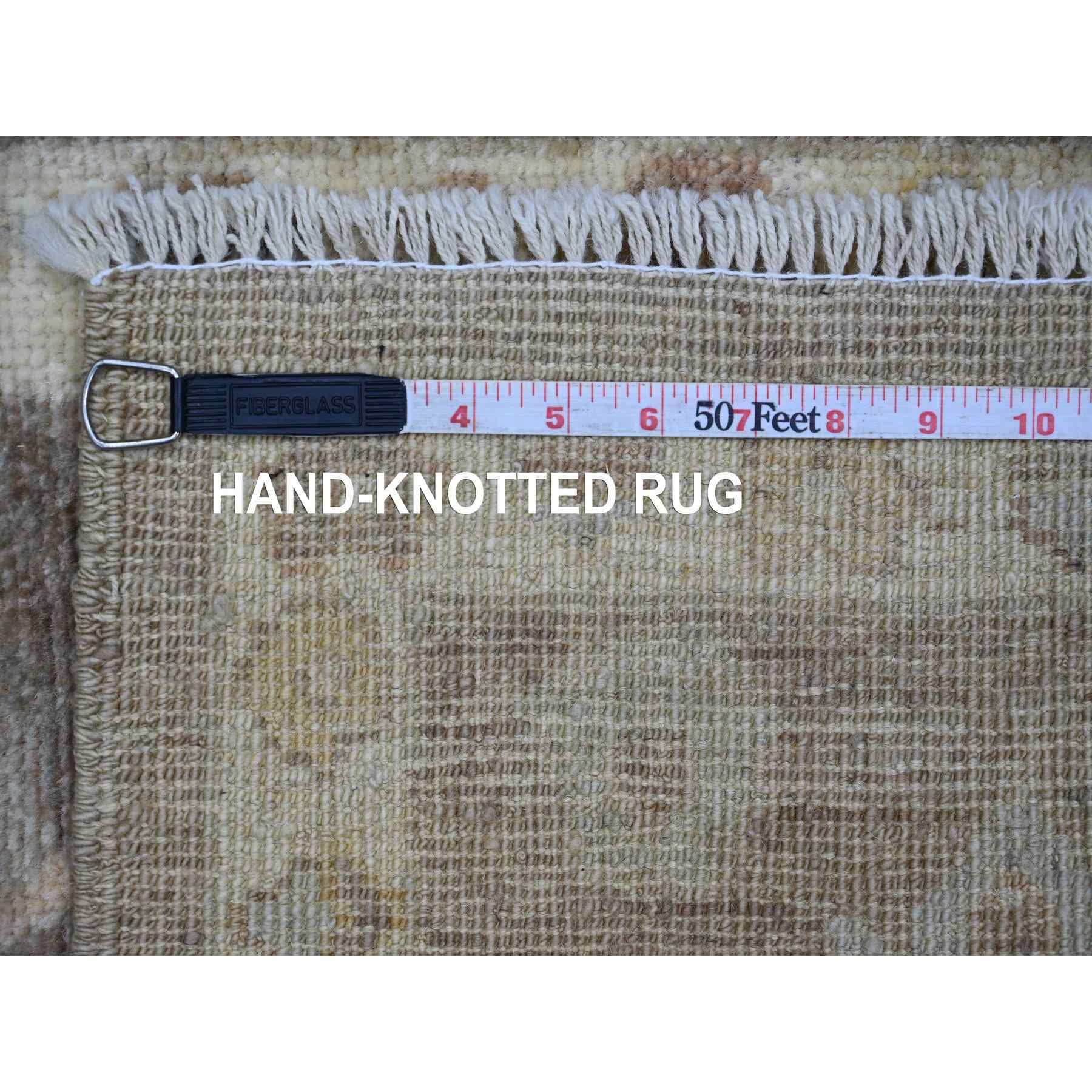Oushak-And-Peshawar-Hand-Knotted-Rug-107955