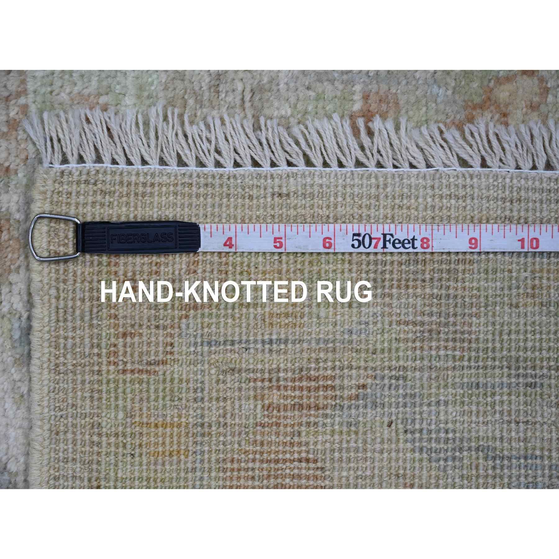 Oushak-And-Peshawar-Hand-Knotted-Rug-107960
