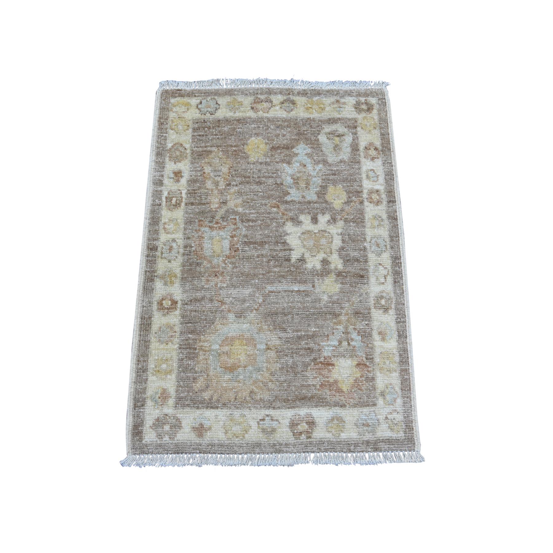 Oushak-And-Peshawar-Hand-Knotted-Rug-107965