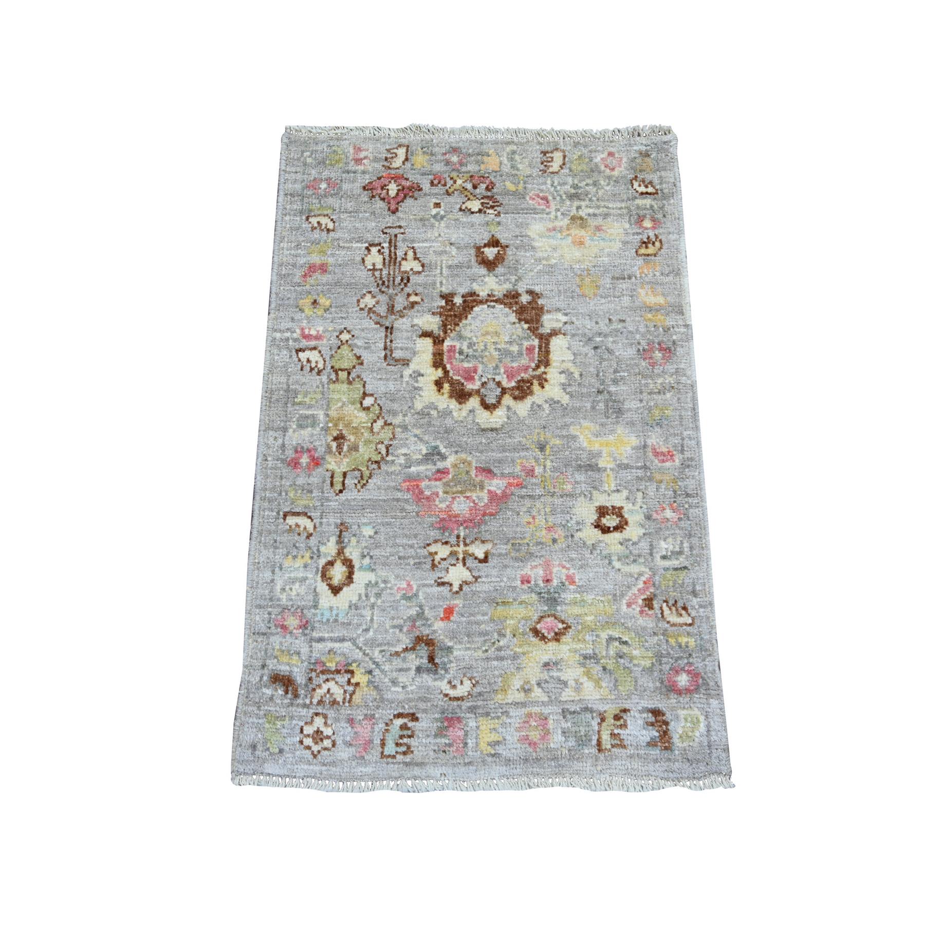 Oushak-And-Peshawar-Hand-Knotted-Rug-107970