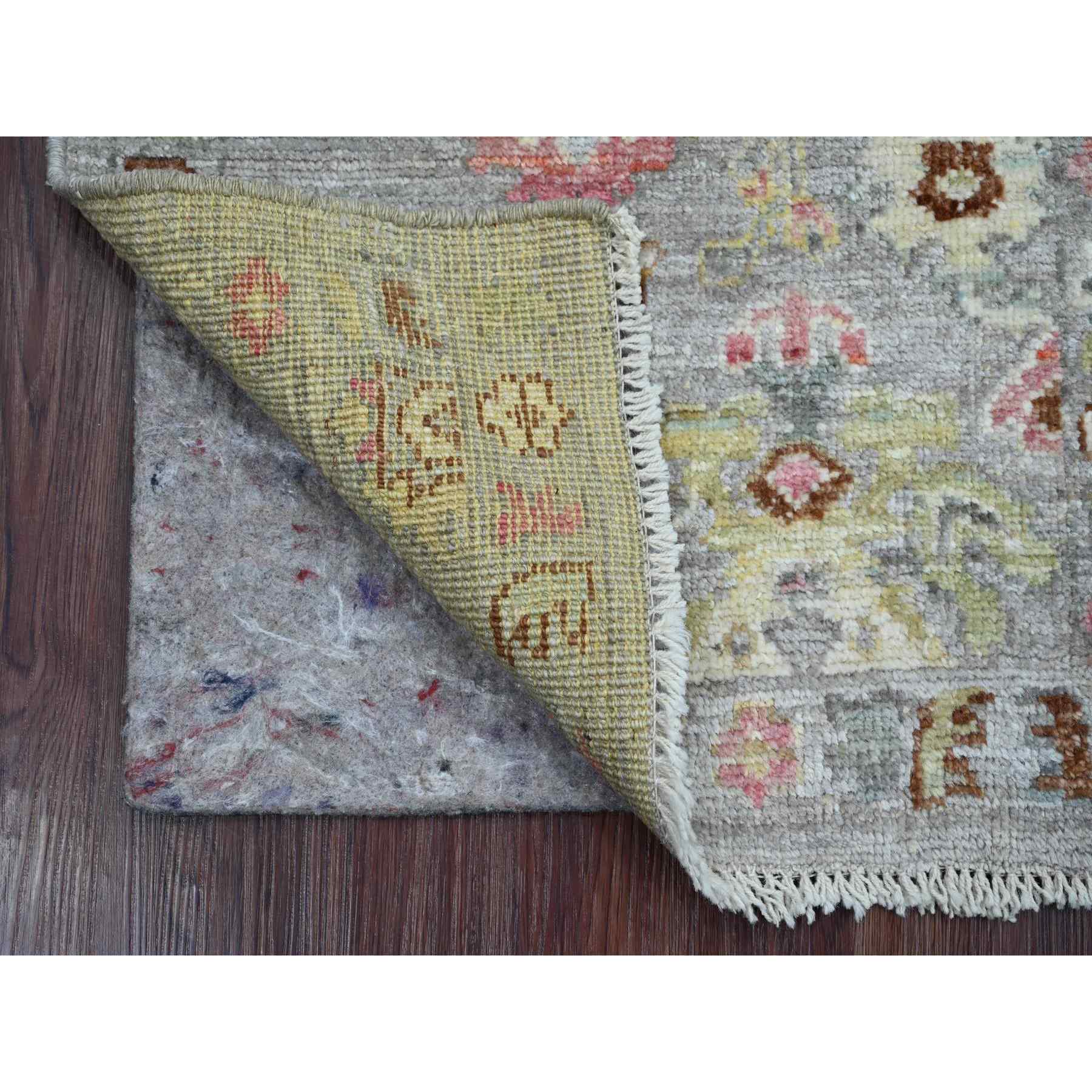 Oushak-And-Peshawar-Hand-Knotted-Rug-107970
