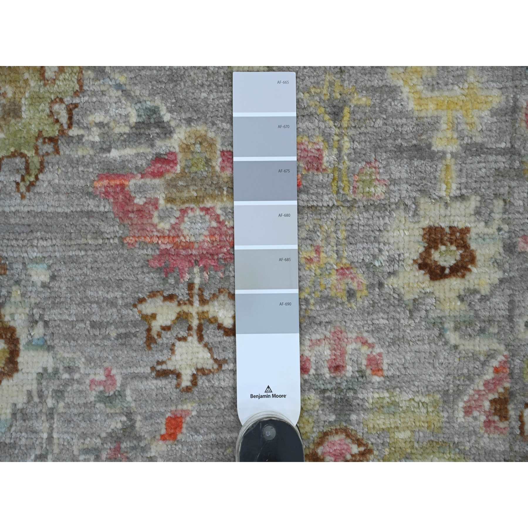 Oushak-And-Peshawar-Hand-Knotted-Rug-107970