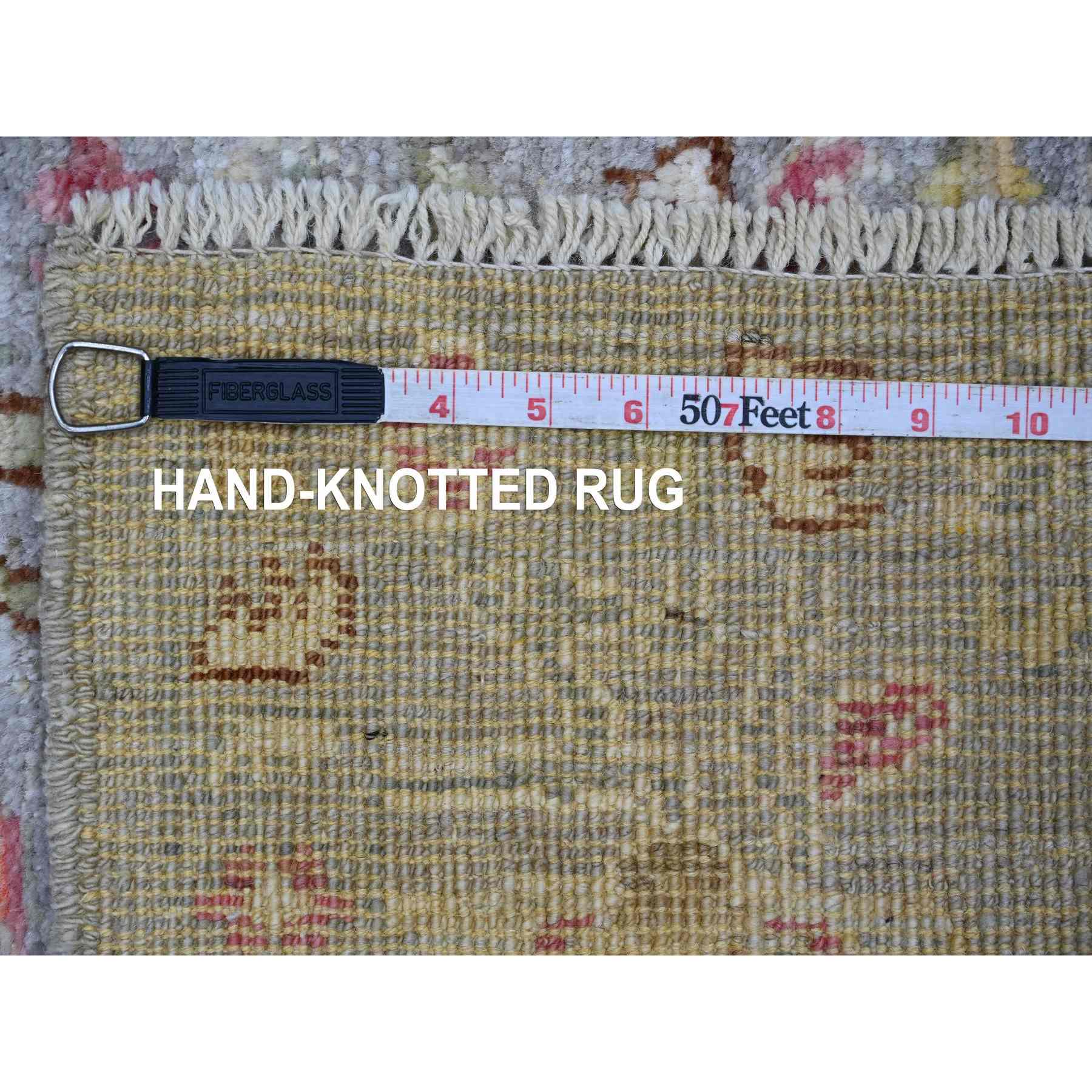 Oushak-And-Peshawar-Hand-Knotted-Rug-107970