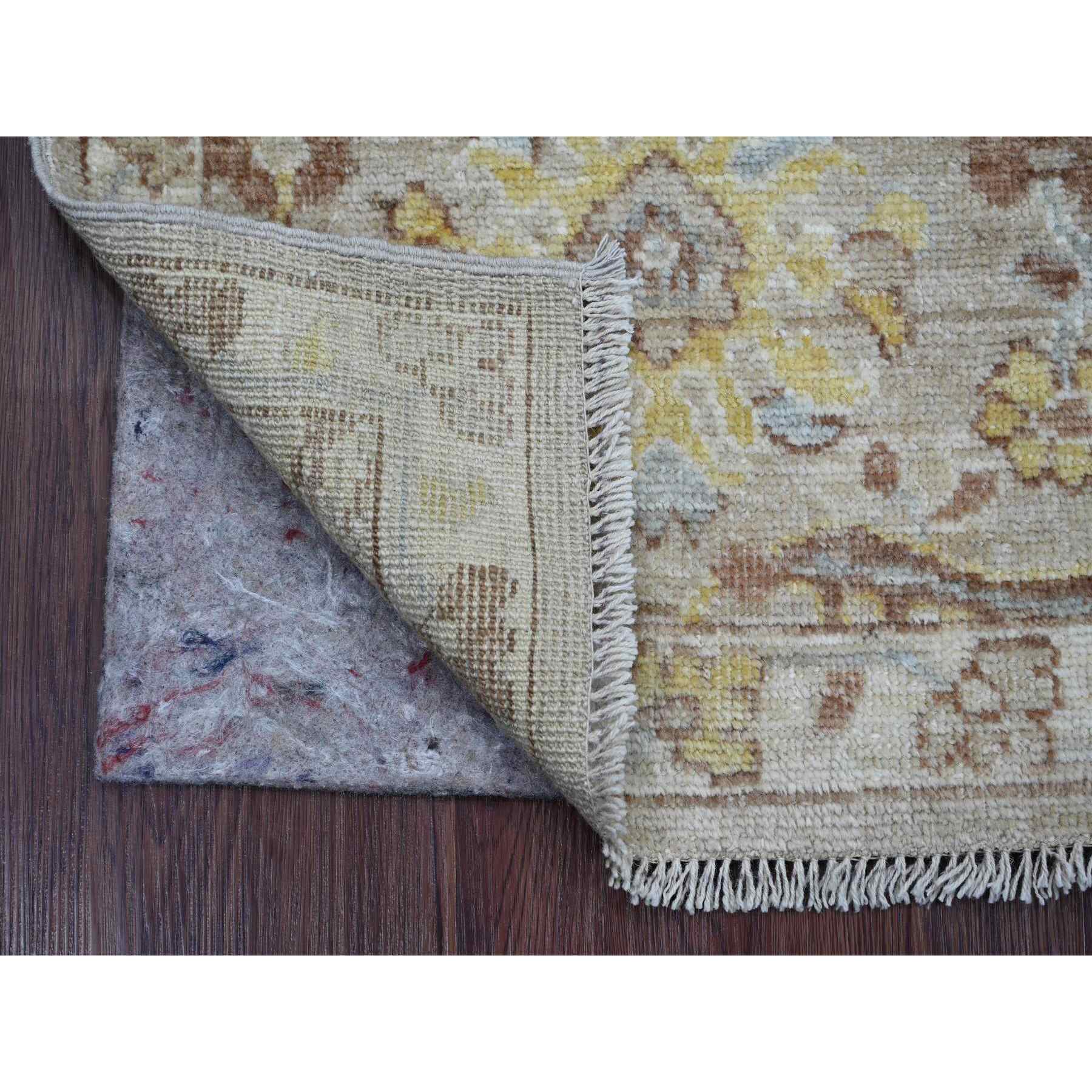 Oushak-And-Peshawar-Hand-Knotted-Rug-107975