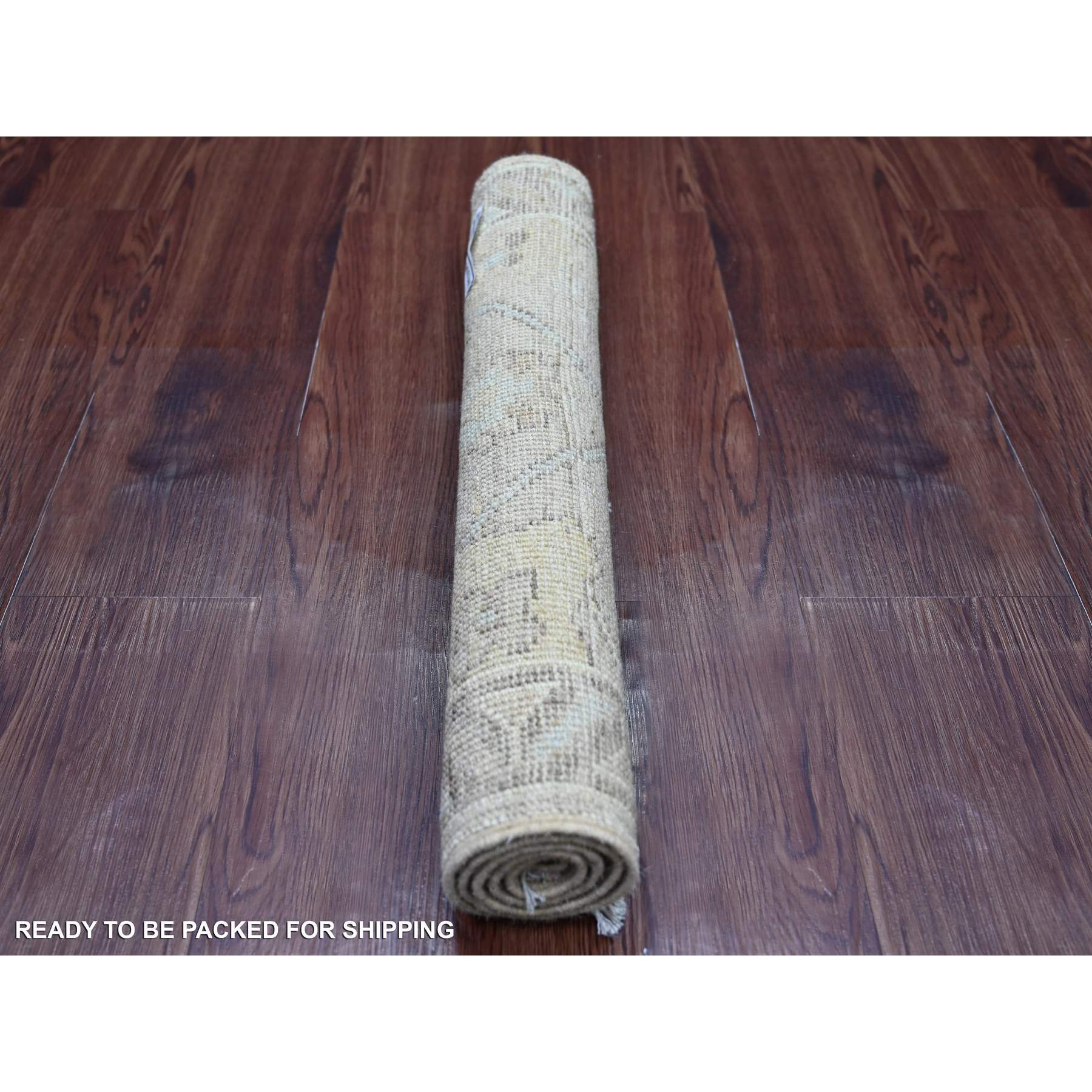 Oushak-And-Peshawar-Hand-Knotted-Rug-107980
