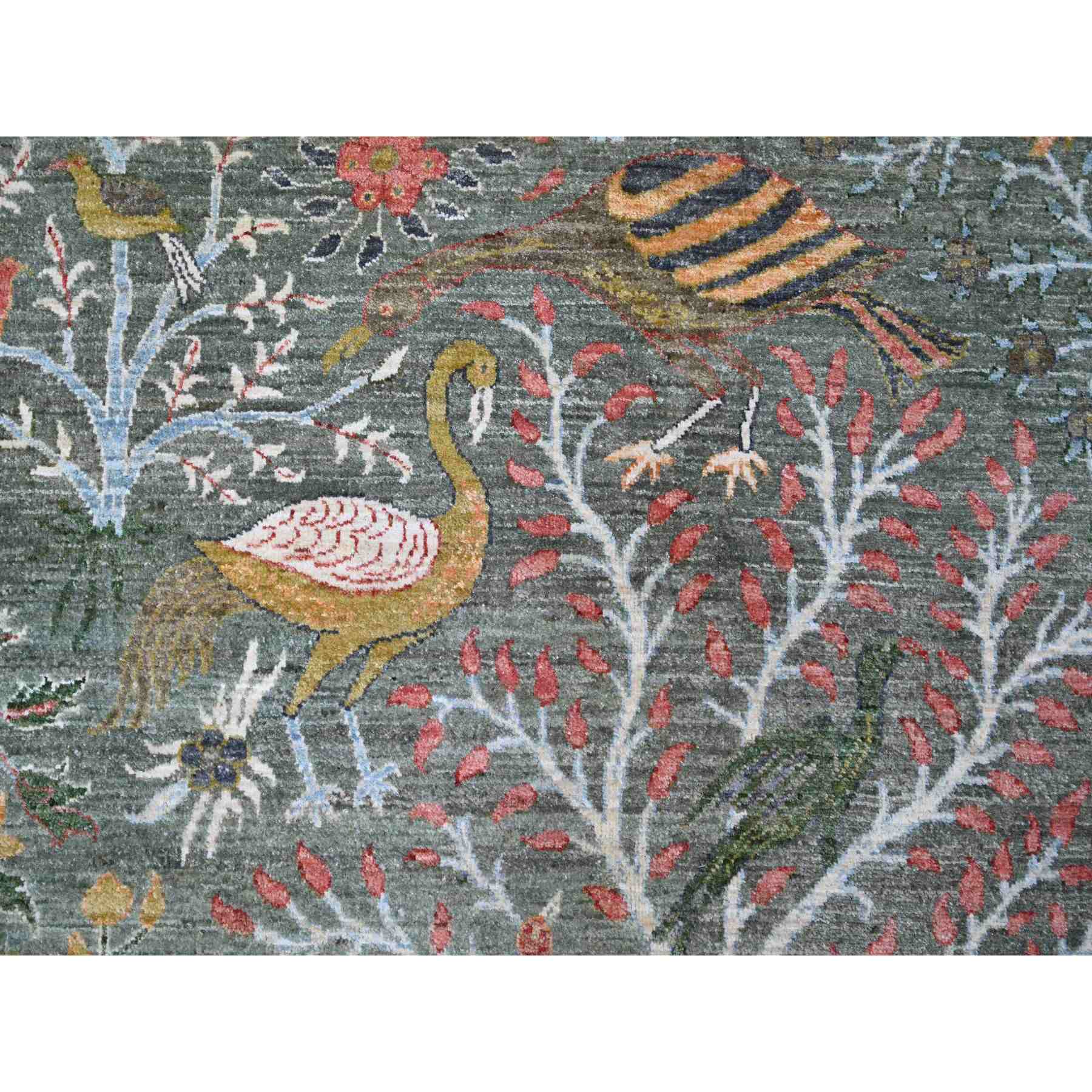 Oushak-And-Peshawar-Hand-Knotted-Rug-108015