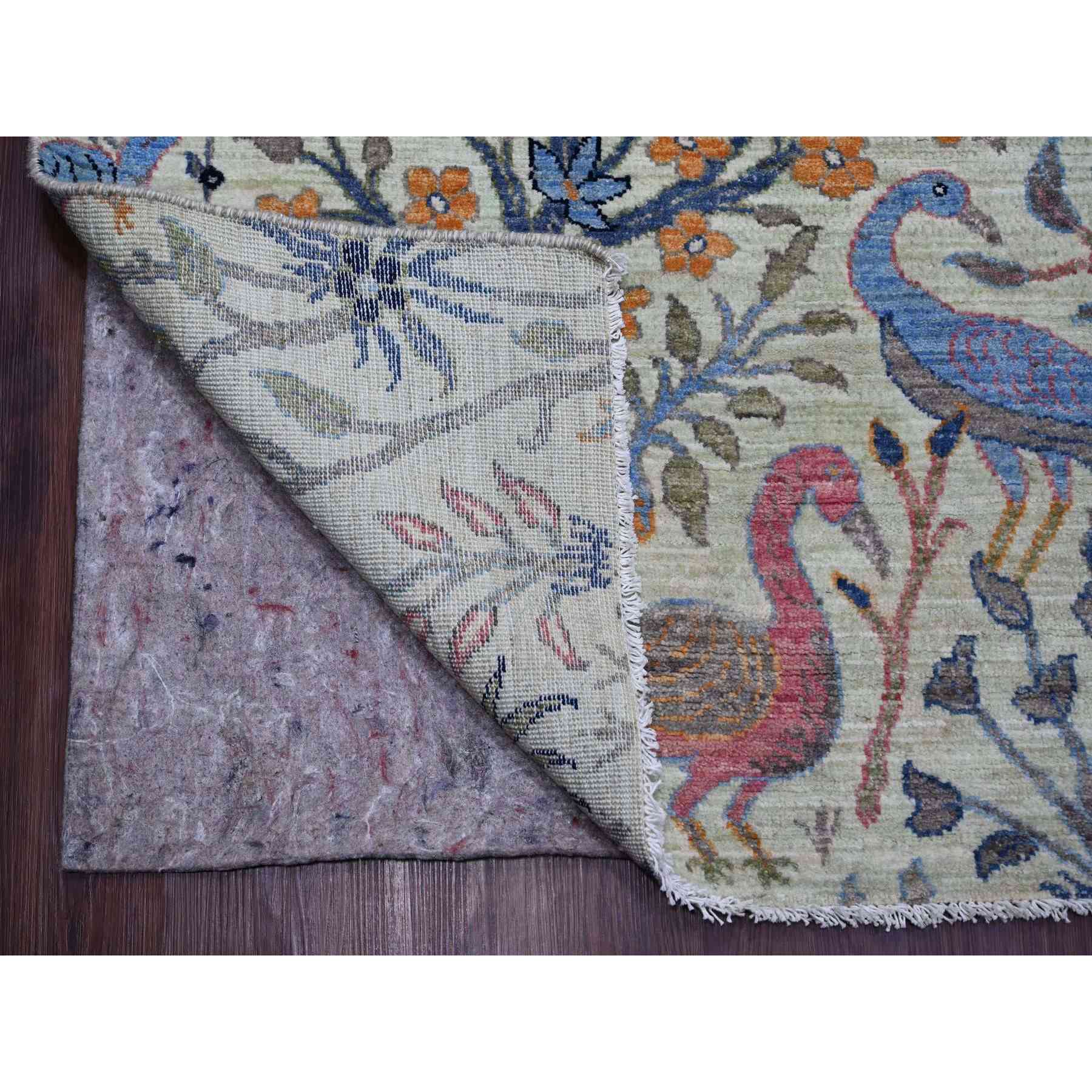 Oushak-And-Peshawar-Hand-Knotted-Rug-108020