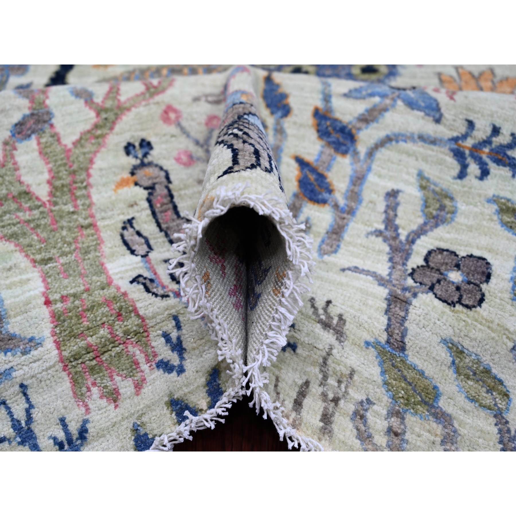 Oushak-And-Peshawar-Hand-Knotted-Rug-108020
