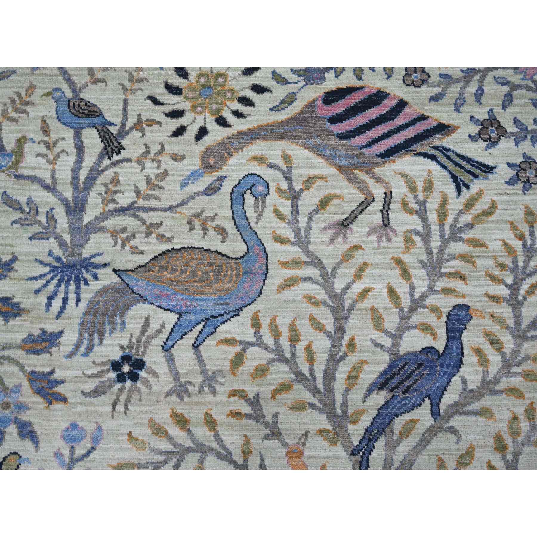 Oushak-And-Peshawar-Hand-Knotted-Rug-108020