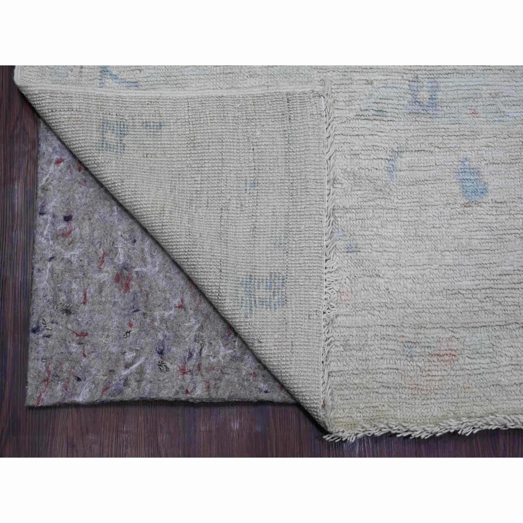 Oushak-And-Peshawar-Hand-Knotted-Rug-108030