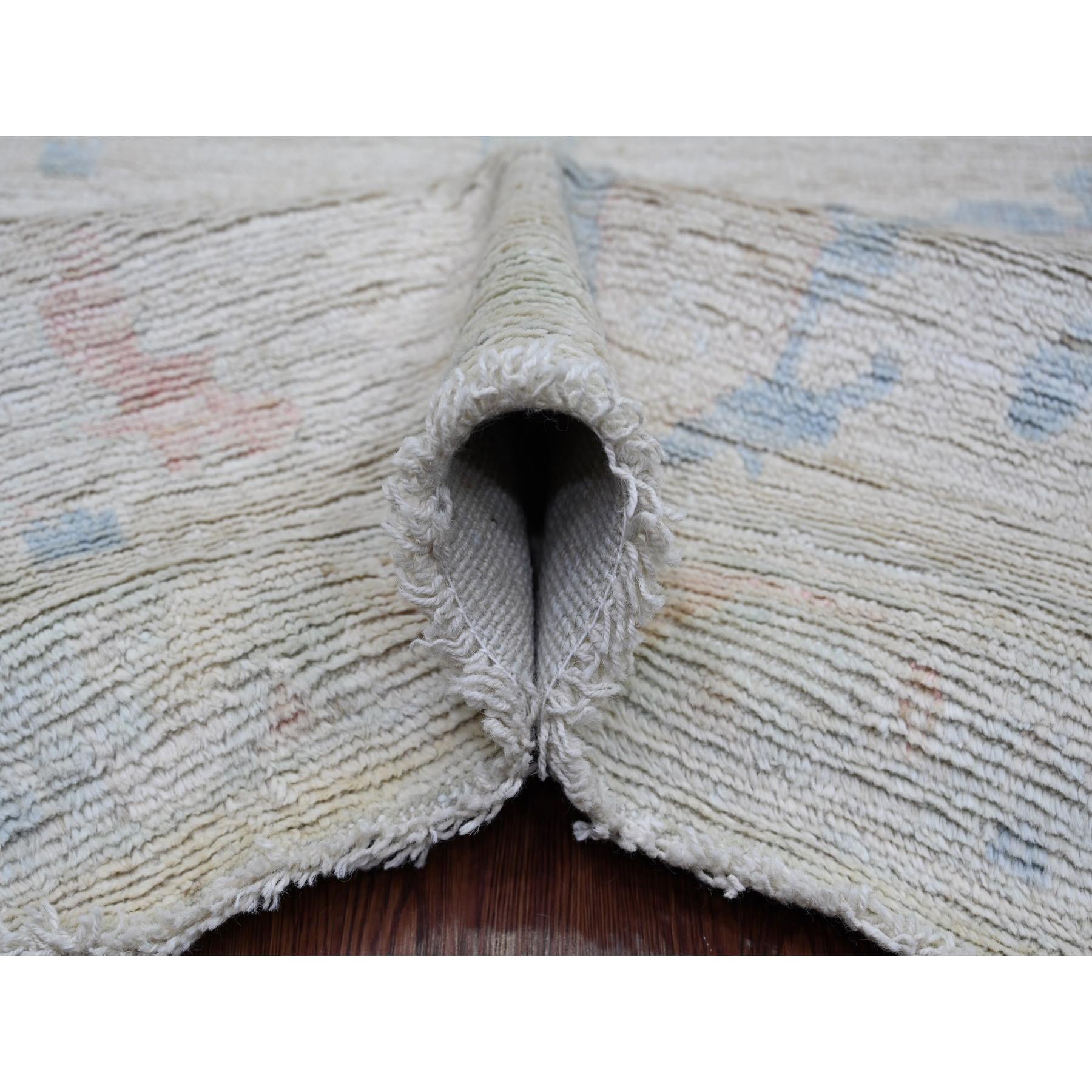 Oushak-And-Peshawar-Hand-Knotted-Rug-108030