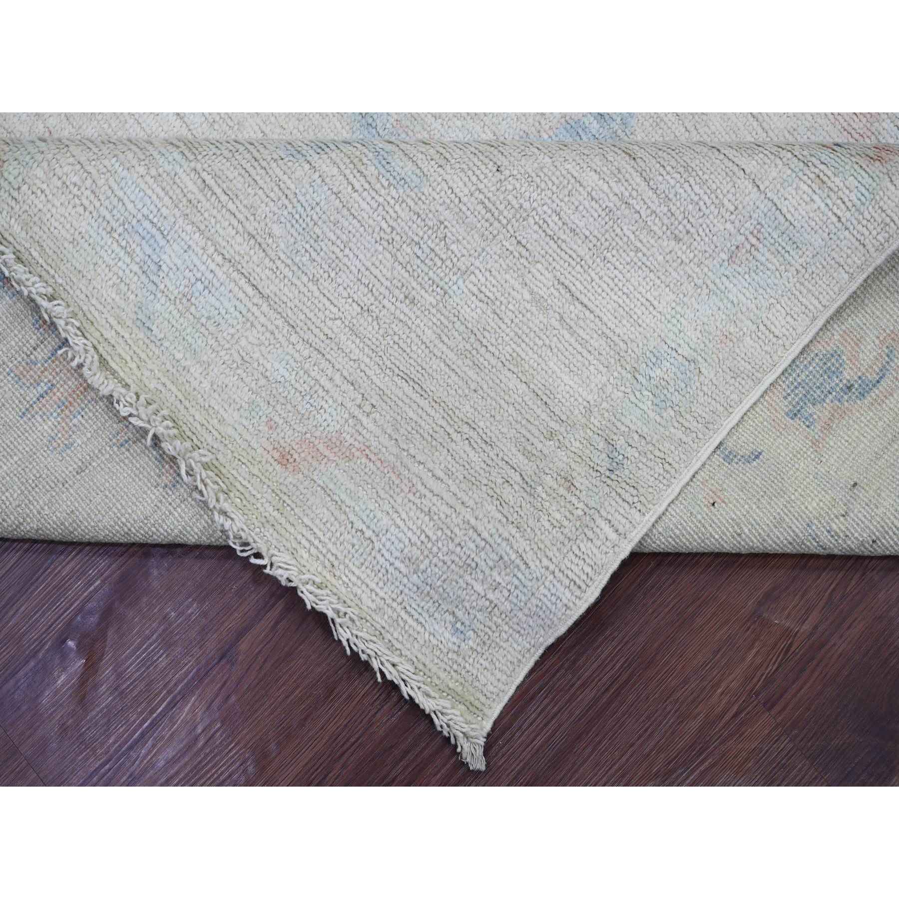 Oushak-And-Peshawar-Hand-Knotted-Rug-108030