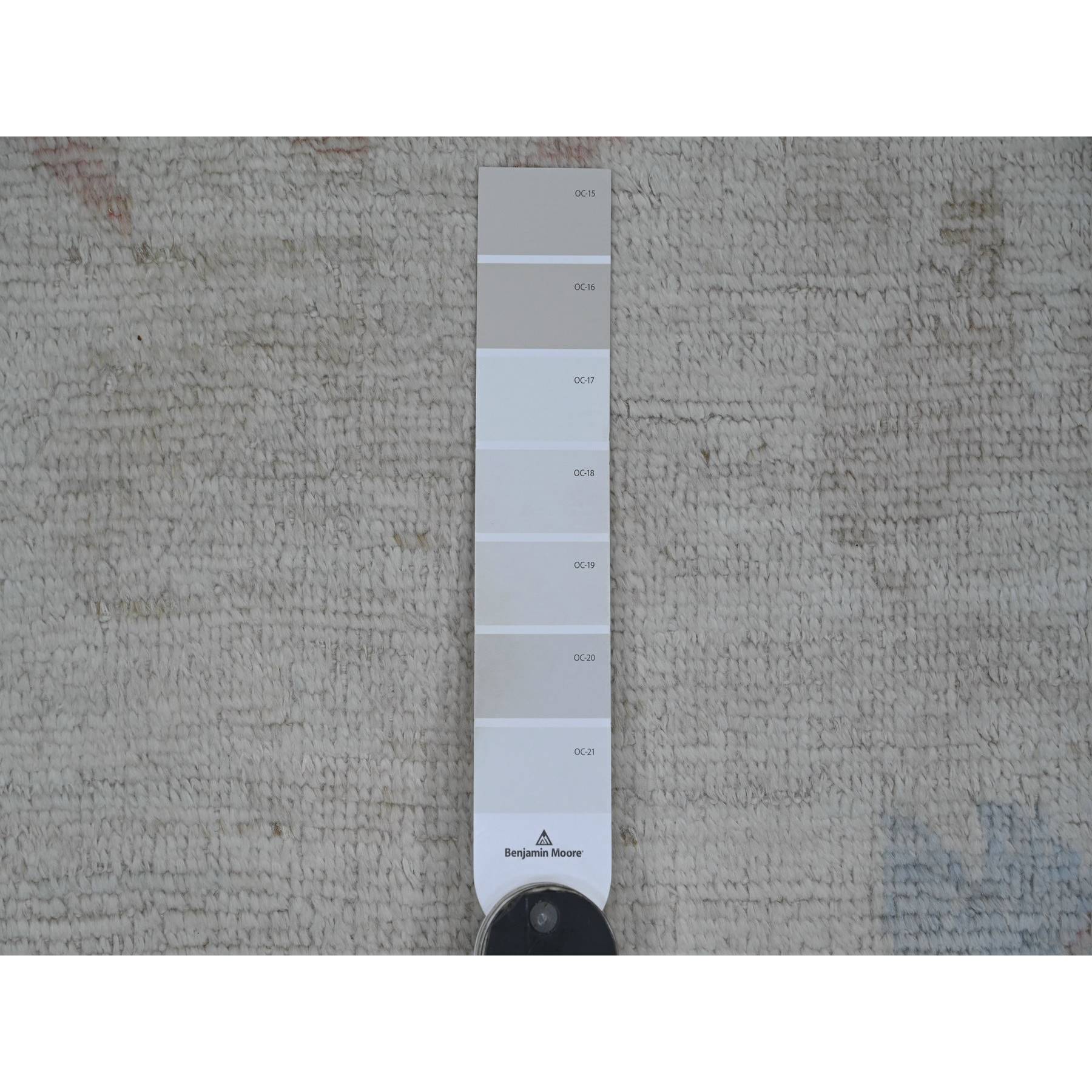 Oushak-And-Peshawar-Hand-Knotted-Rug-108030