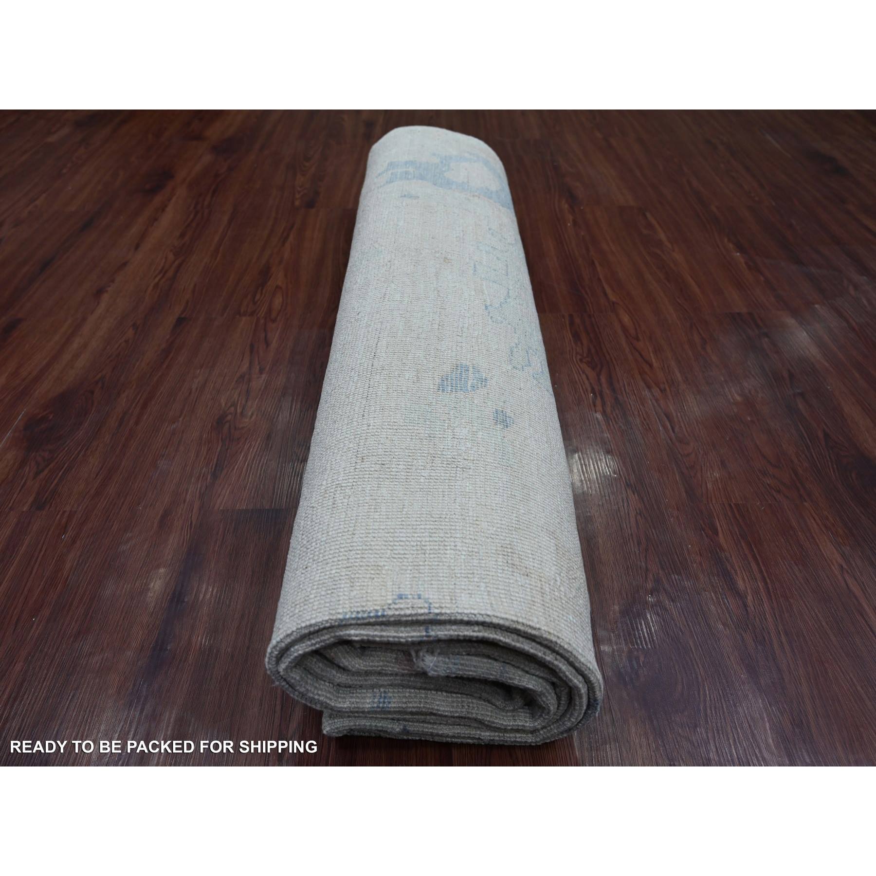 Oushak-And-Peshawar-Hand-Knotted-Rug-108030