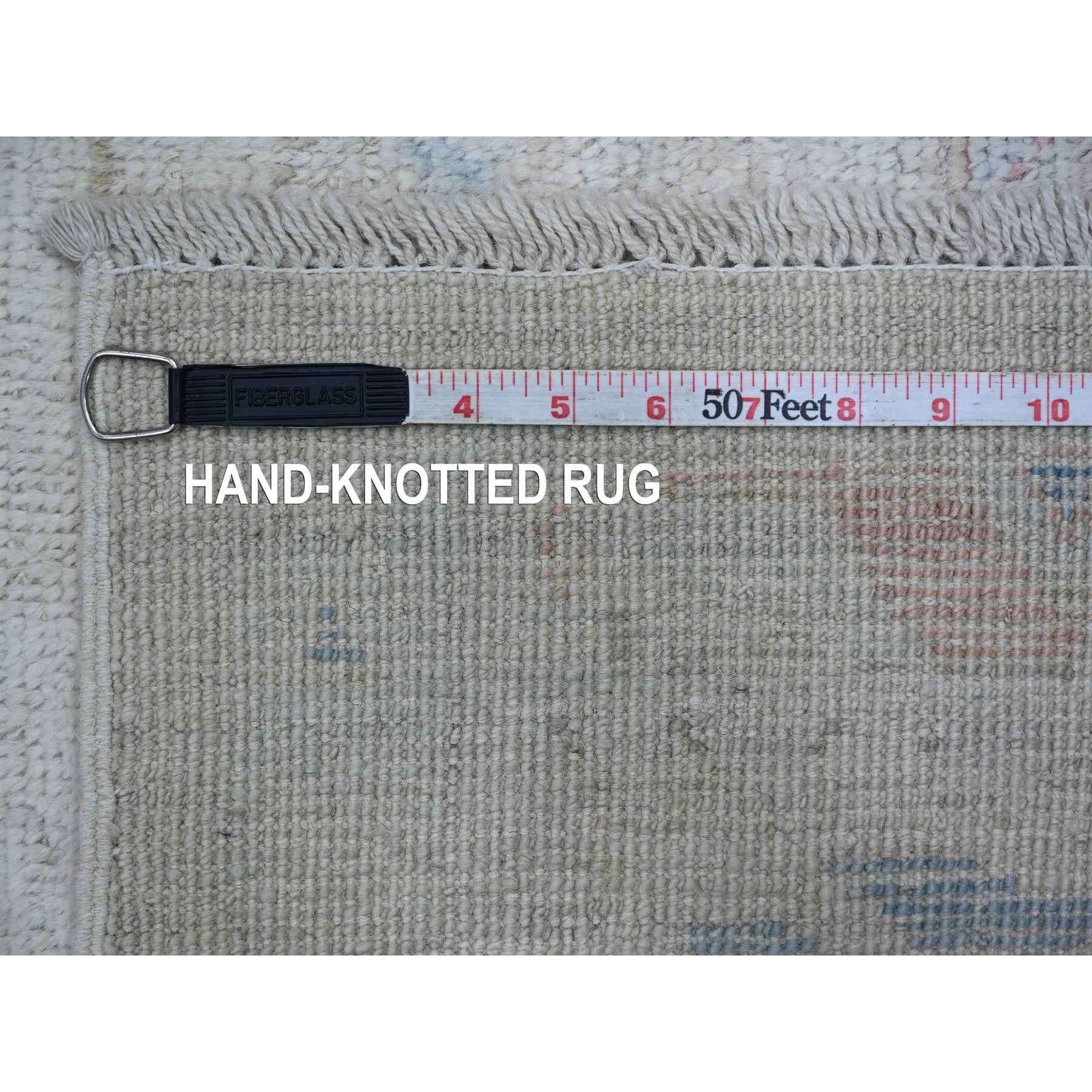 Oushak-And-Peshawar-Hand-Knotted-Rug-108030