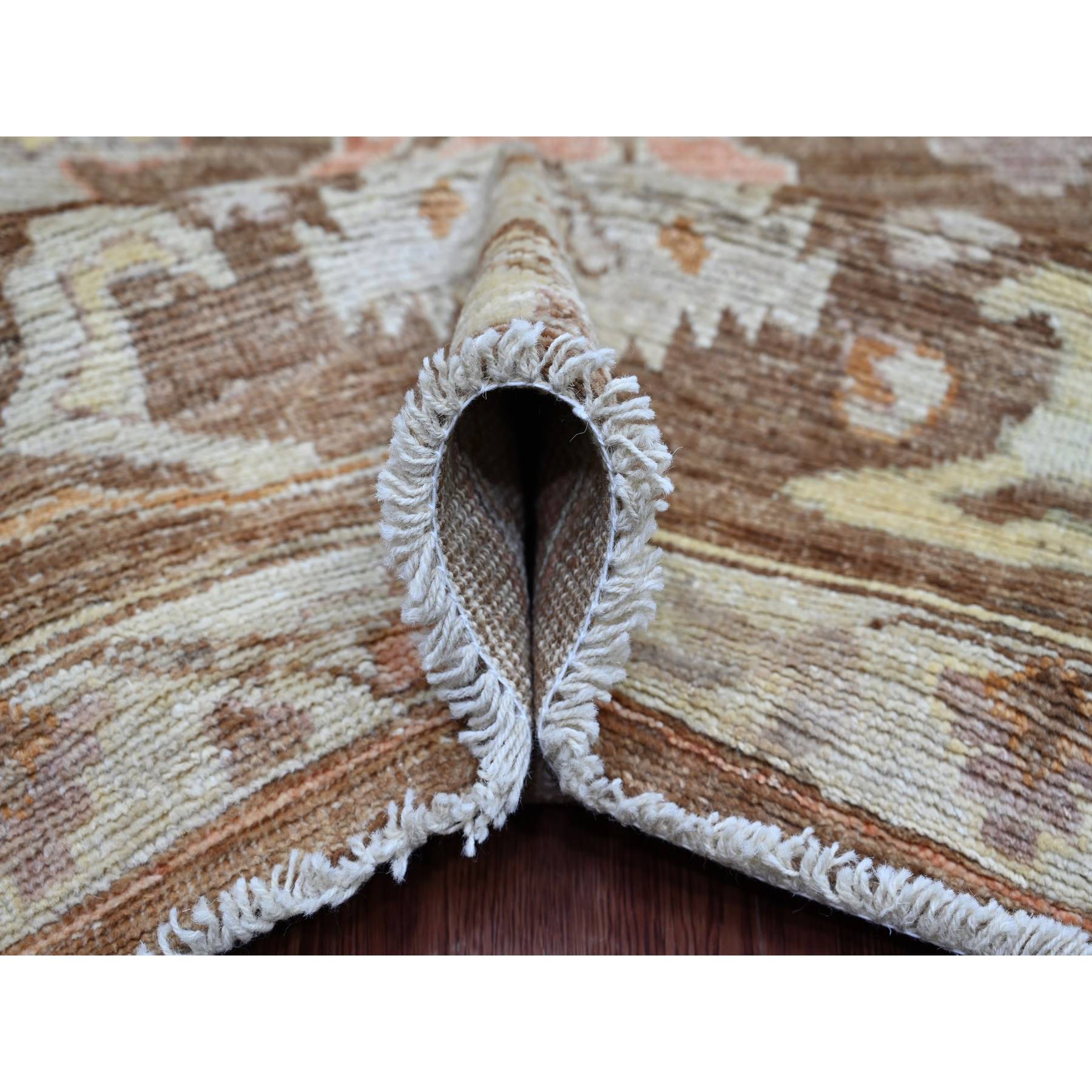 Oushak-And-Peshawar-Hand-Knotted-Rug-108040