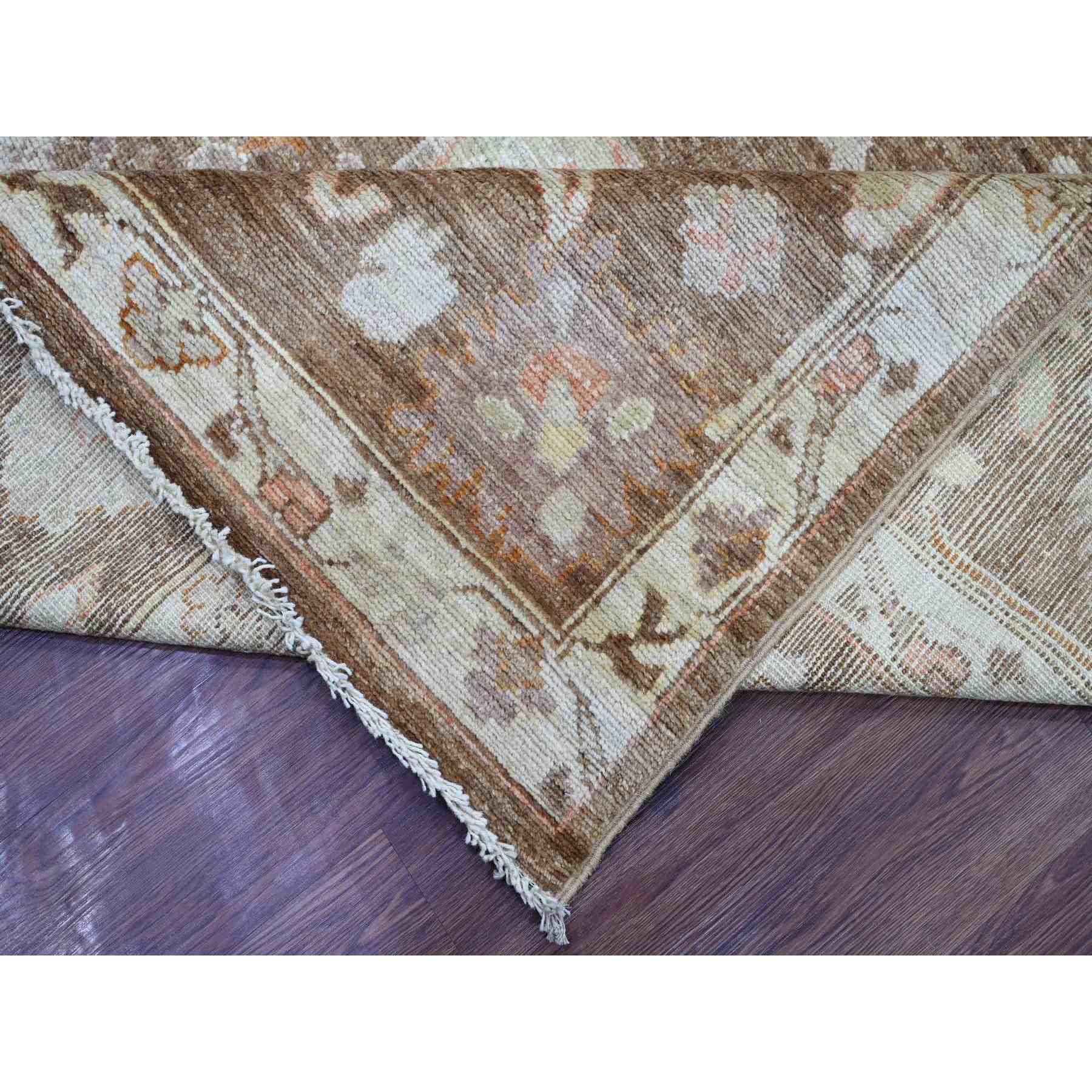 Oushak-And-Peshawar-Hand-Knotted-Rug-108040