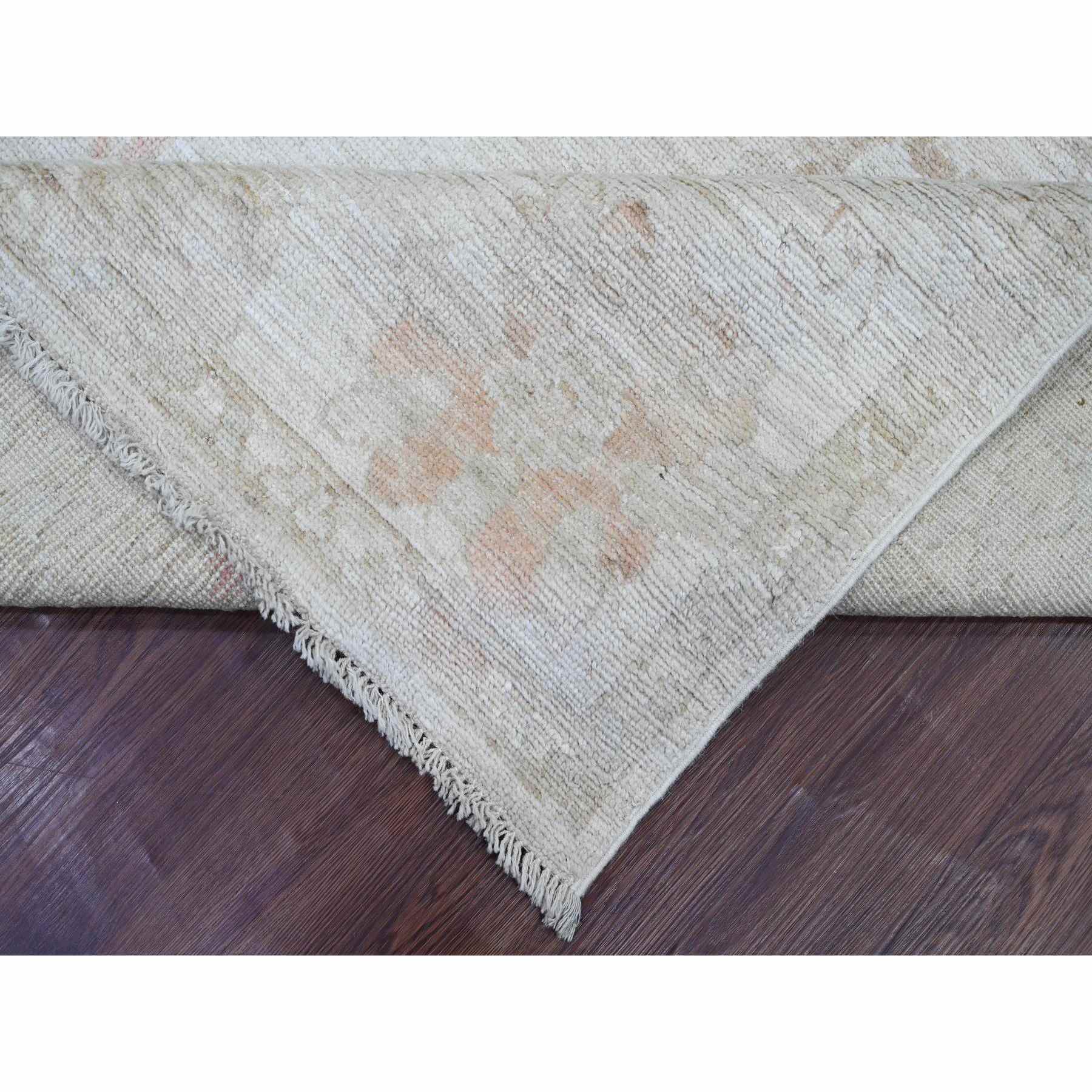 Oushak-And-Peshawar-Hand-Knotted-Rug-108045